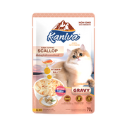 Kaniva Pouch - Cat - Scallop with Tuna Topping 70g (Gravy)