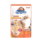 Kaniva Pouch - Cat - Shrimp with Tuna Topping 70g (Gravy)