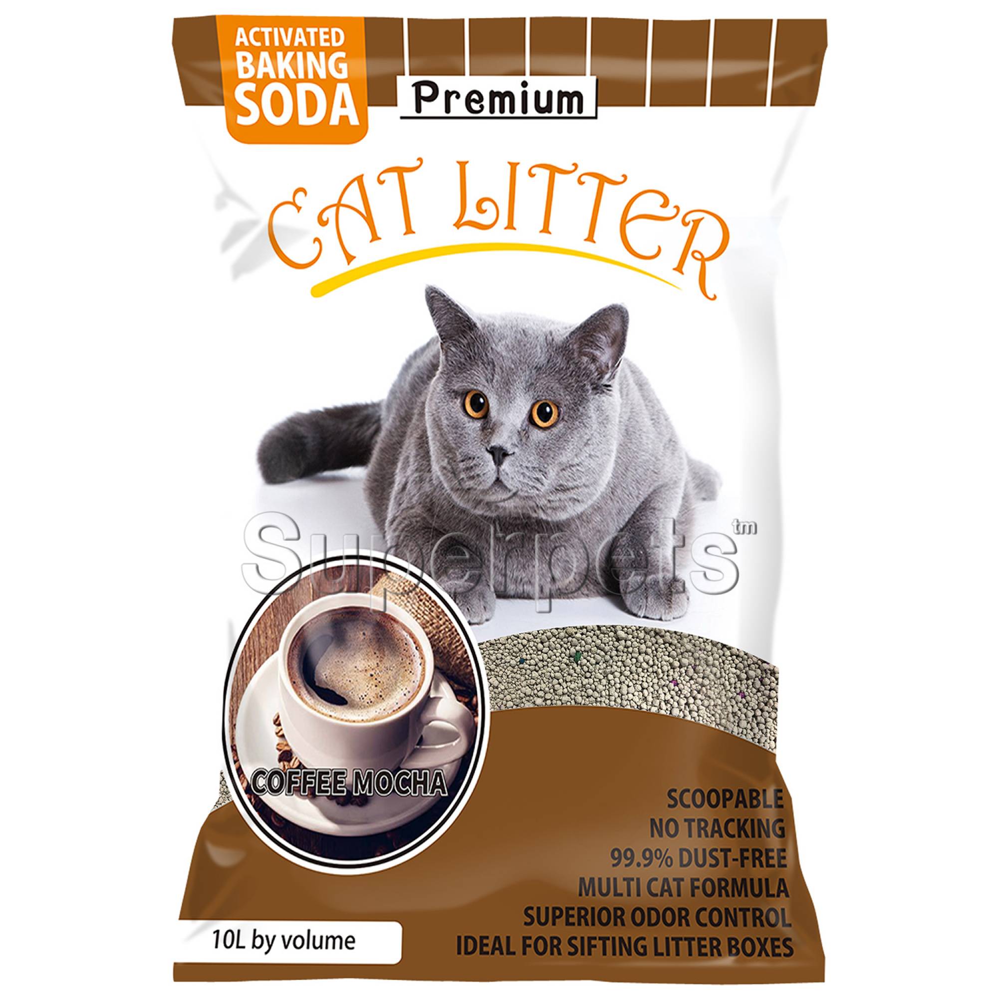 Kind Pet - Clumping Cat Litter Coarse 10L - Coffee Mocha