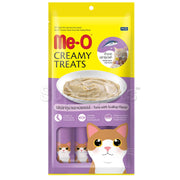 Me-O - Creamy Cat Treats - Tuna w Scallop 4x15g