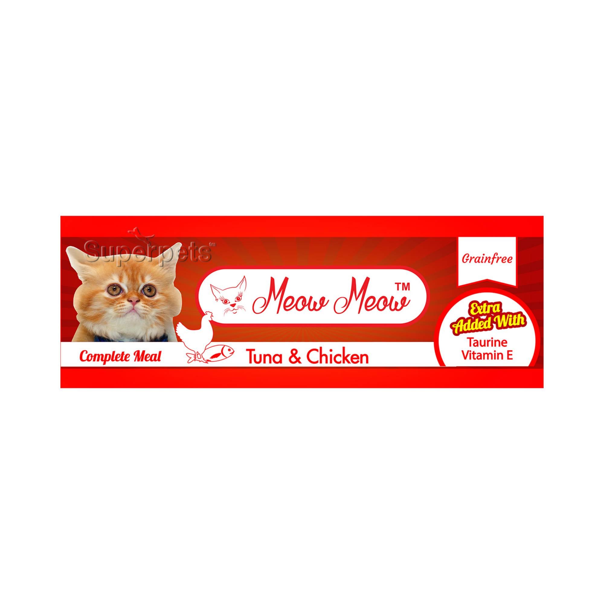 *Bundle Deal* Meow Meow - Tuna & Chicken - Grain Free 80g