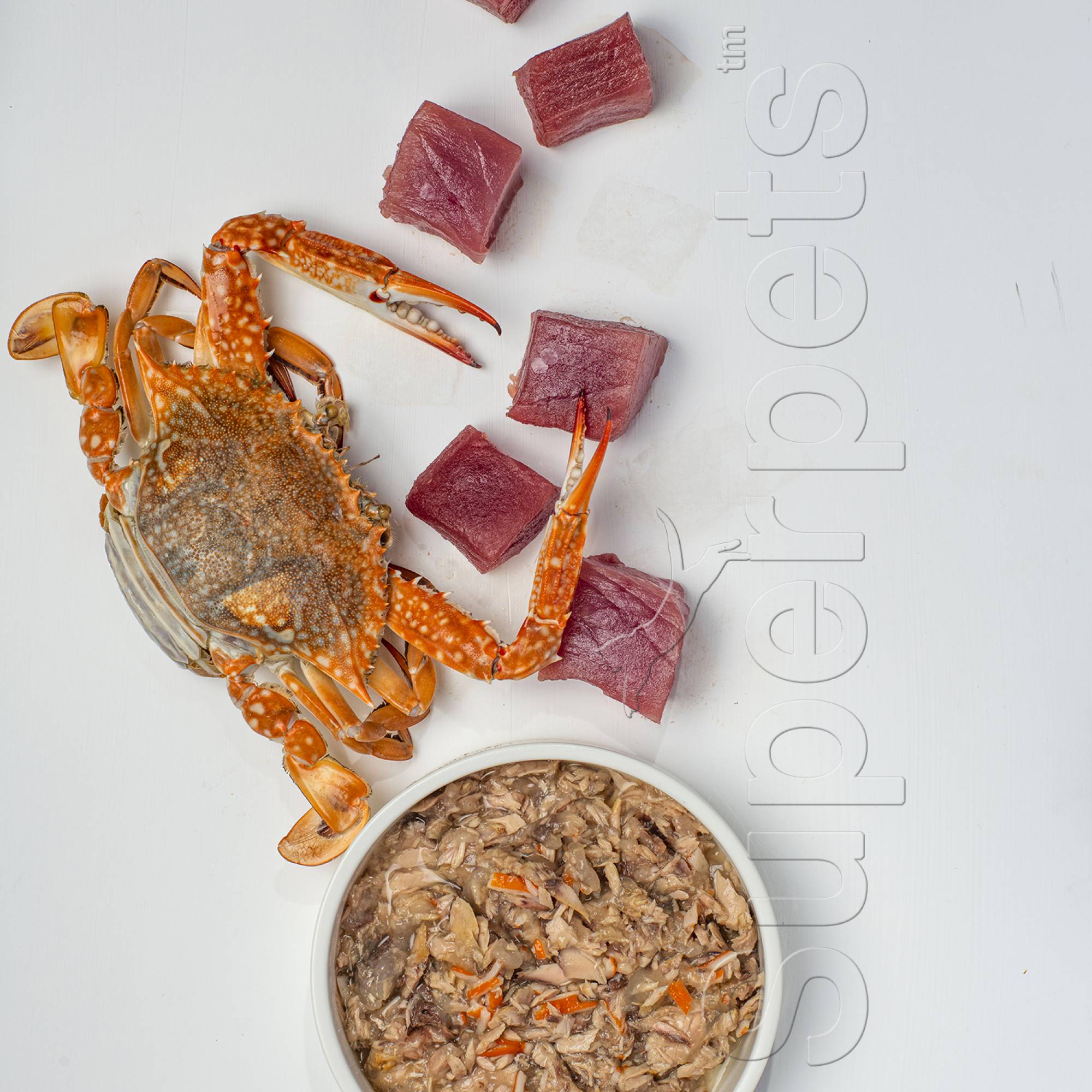 Meow Meow - Tuna & Crab - Grain Free 80g x 24pcs (1 carton) (*Donation*)
