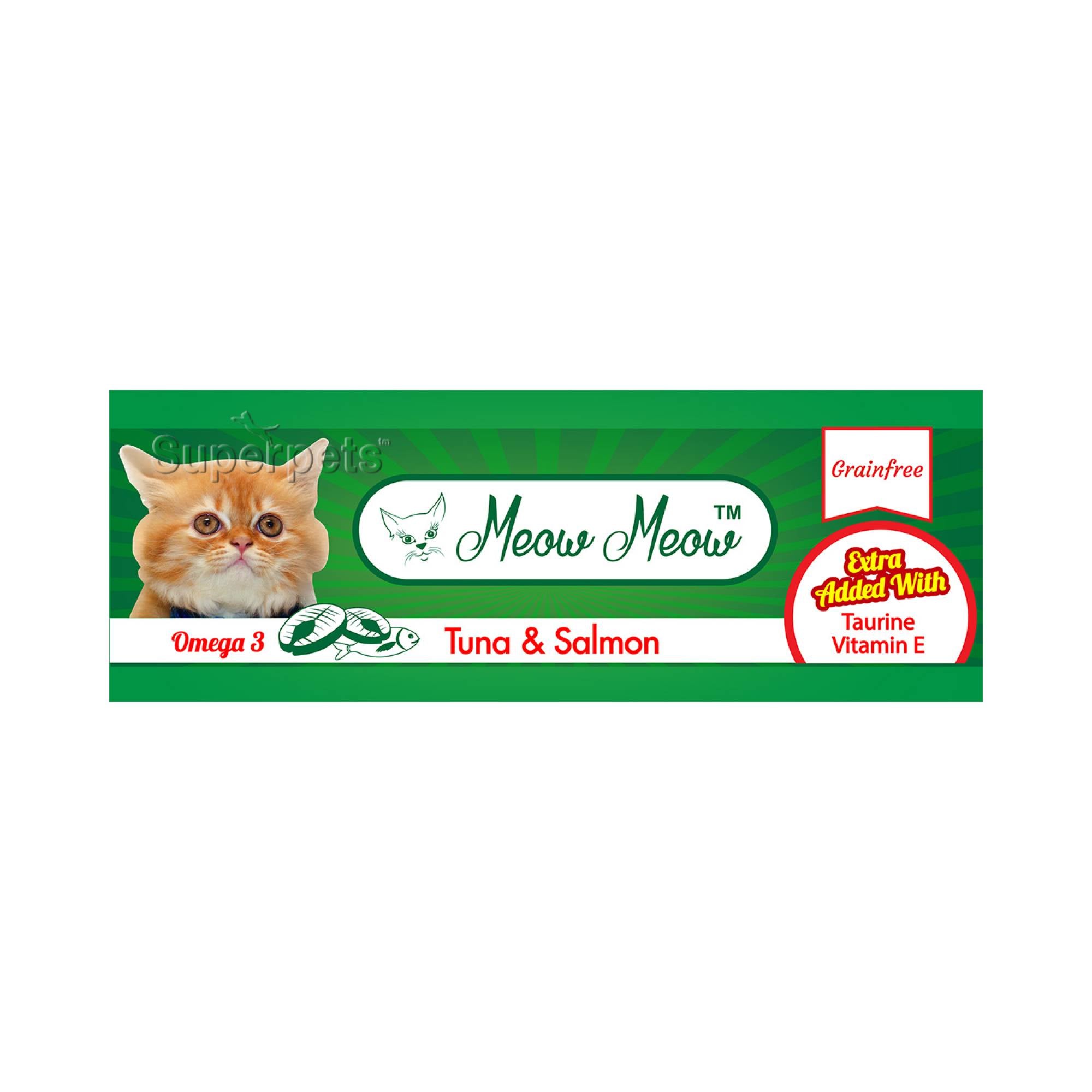 *Bundle Deal* Meow Meow - Tuna & Salmon - Grain Free 80g