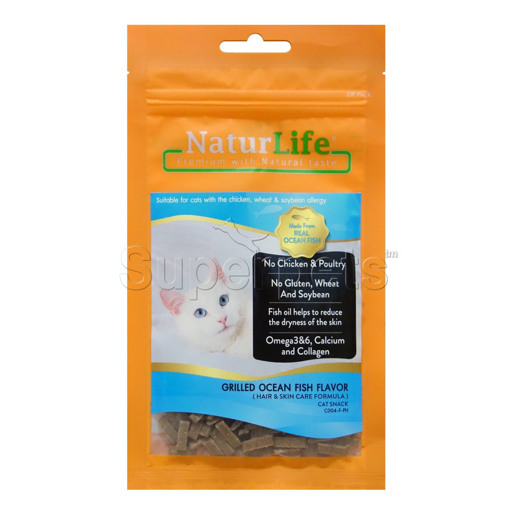 NaturLife Cat Treat - Grilled Ocean Fish 40g