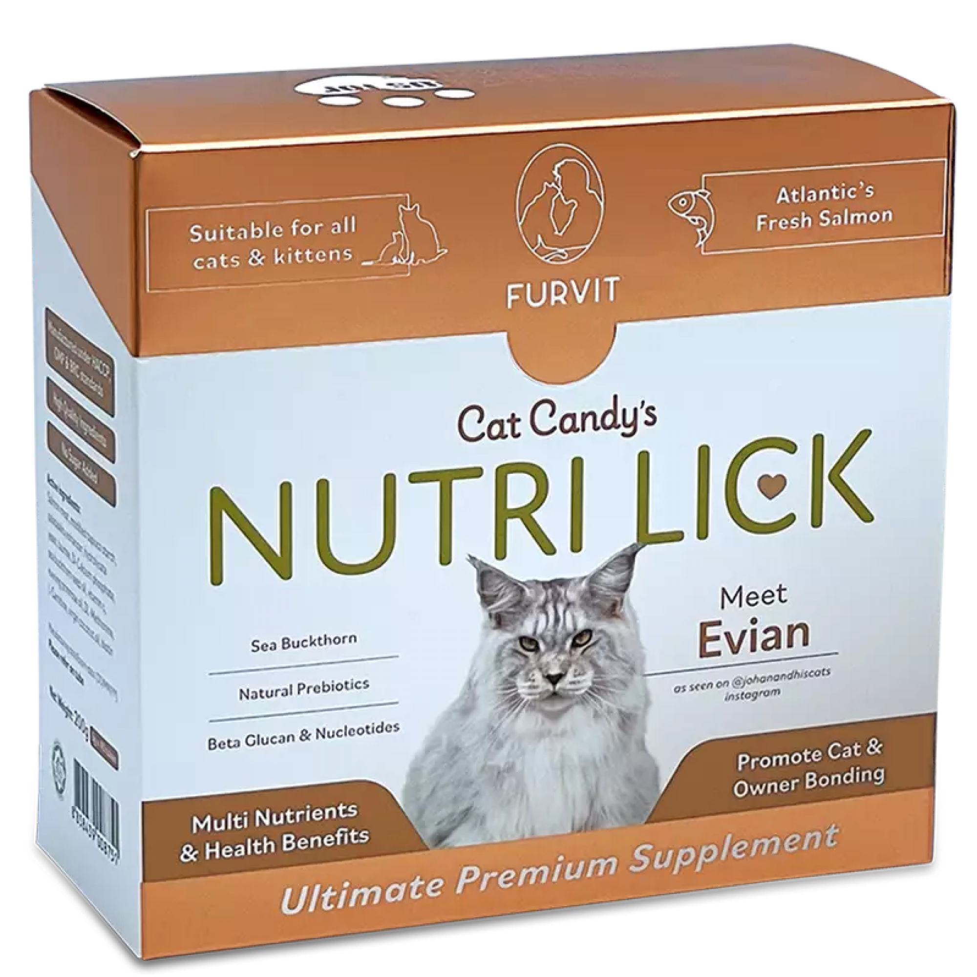 NutriLick Fruvit Cat Candy Supplement - Salmon