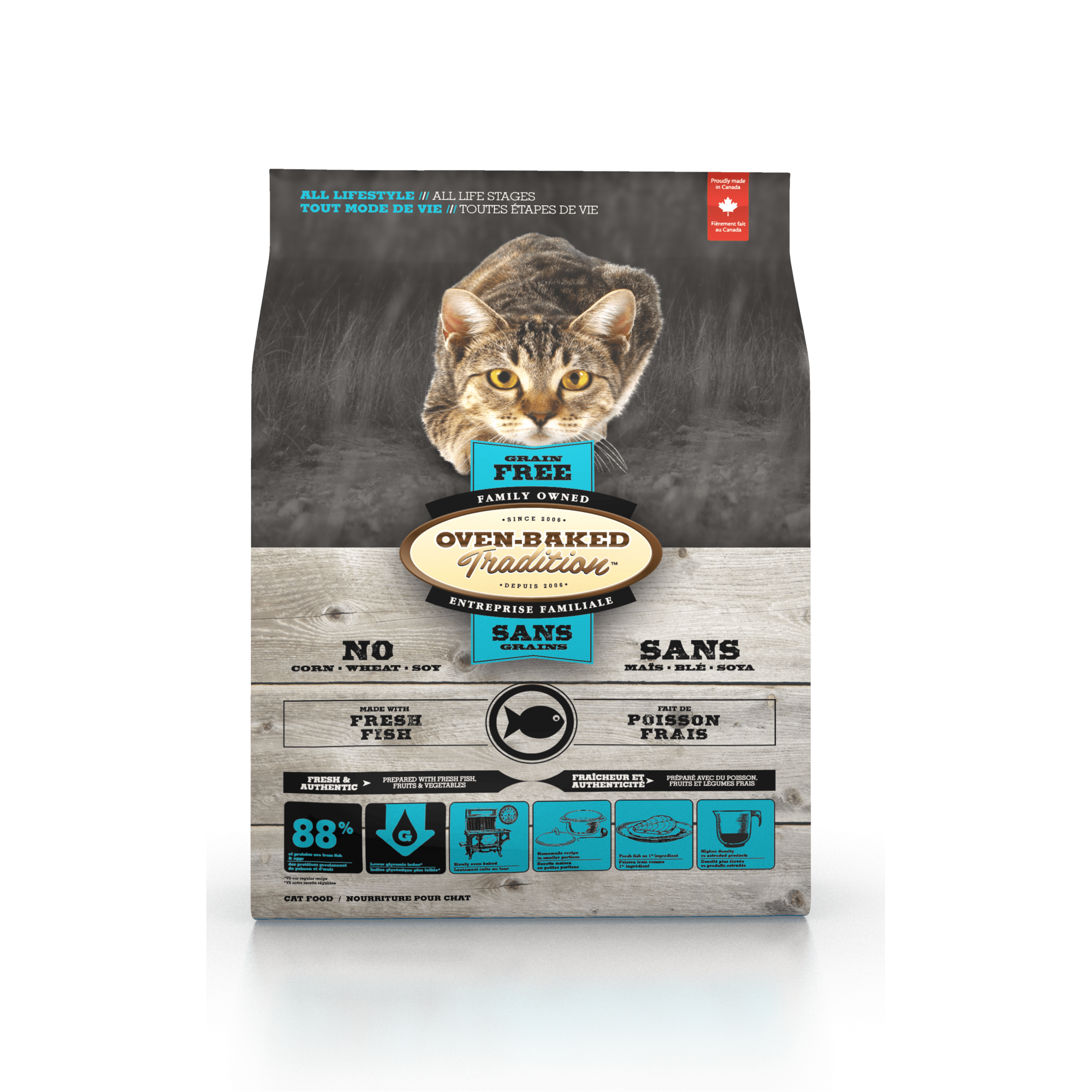 Oven Baked Tradition - Adult Cat - Grain Free Fish 2.5lb/1.13kg