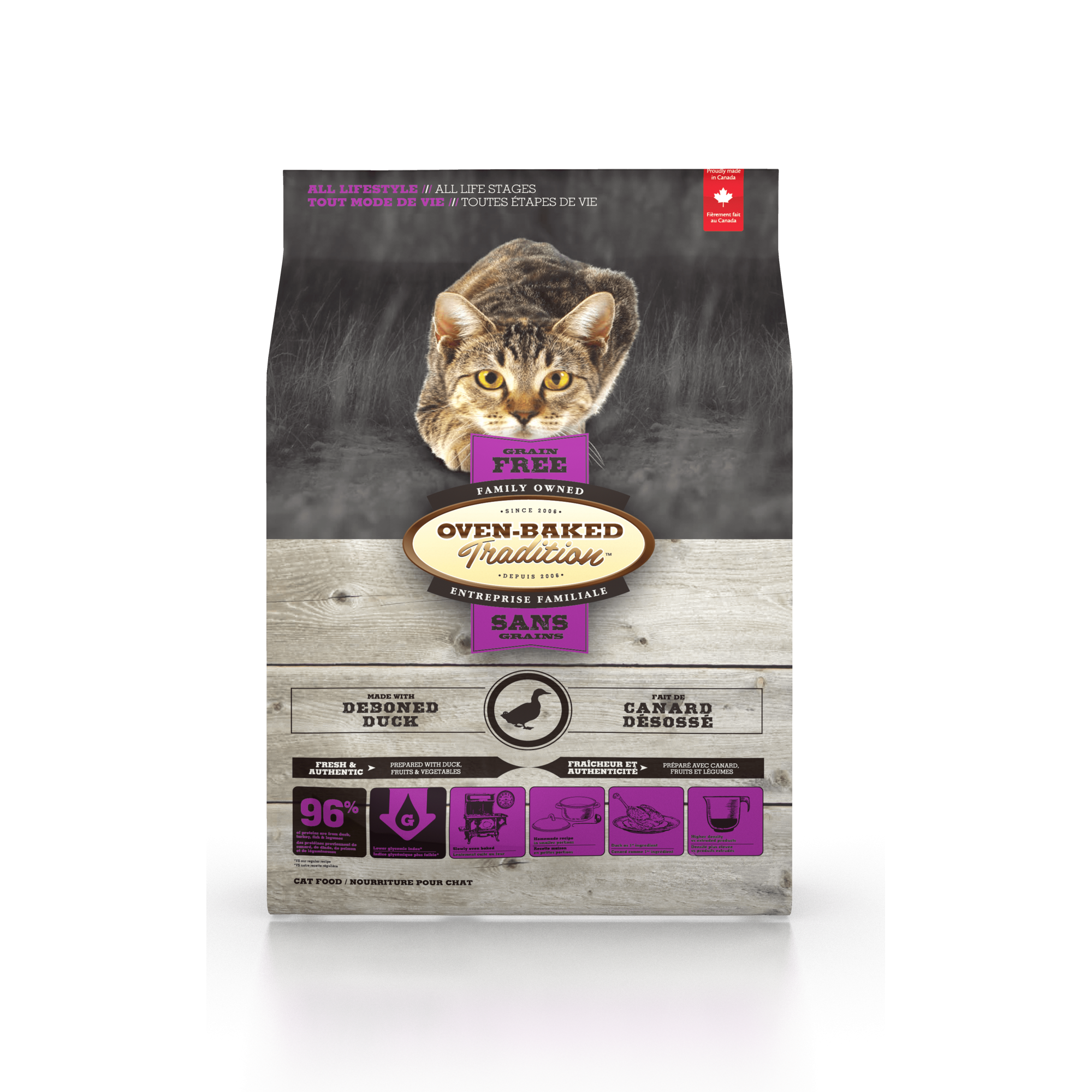 Oven Baked Tradition - Adult Cat - Grain Free Duck 2.5lb/1.13kg