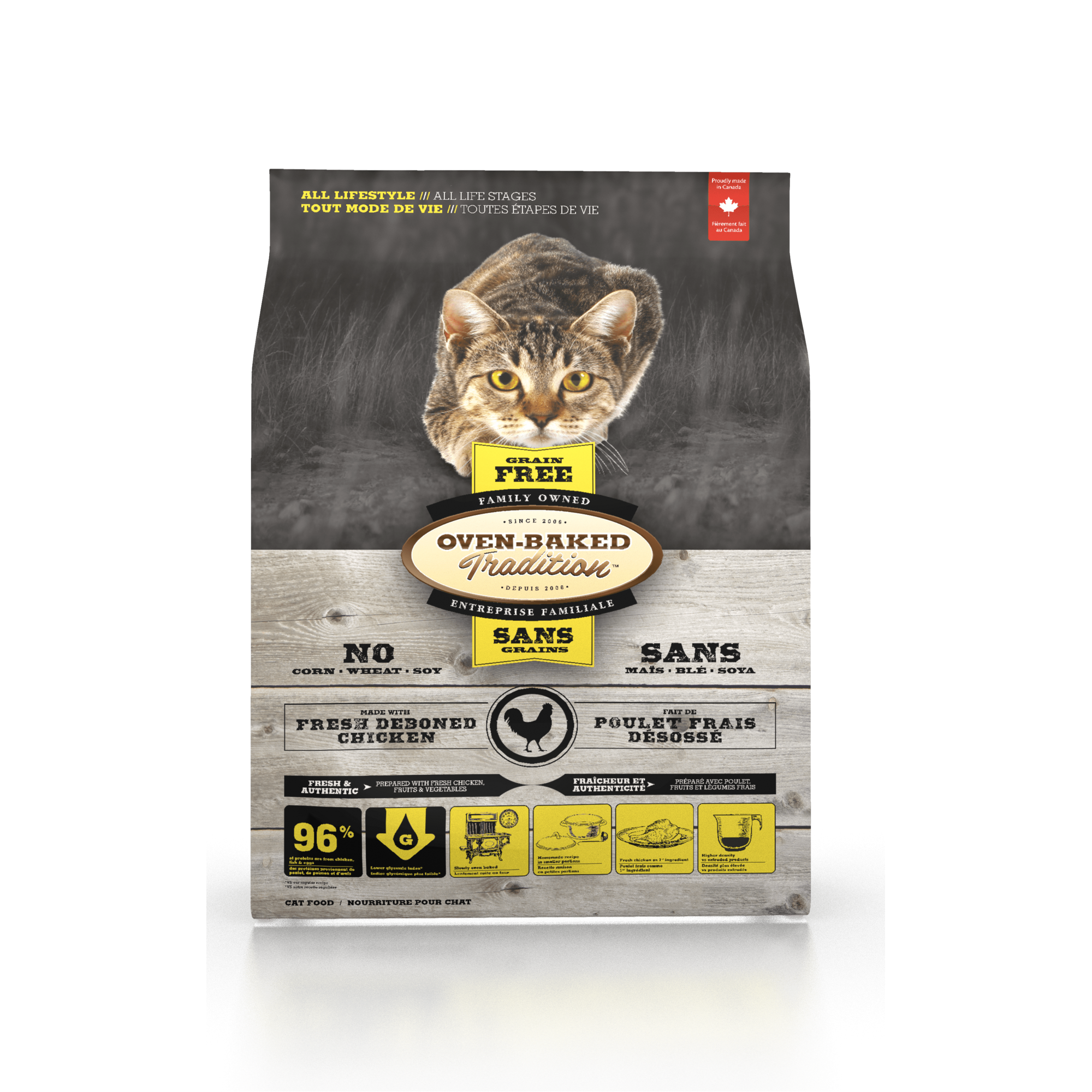 Oven Baked Tradition - Adult Cat - Grain Free Chicken 2.5lb/1.13kg