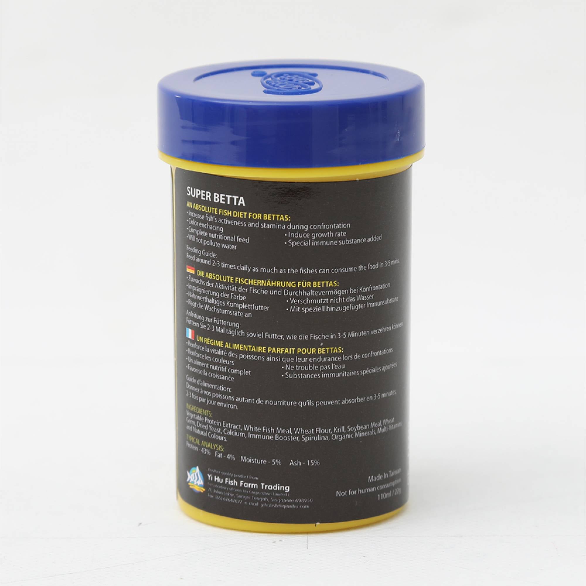 Ocean Free FF449 - Super Betta S4 Flakes 110ml (22g)