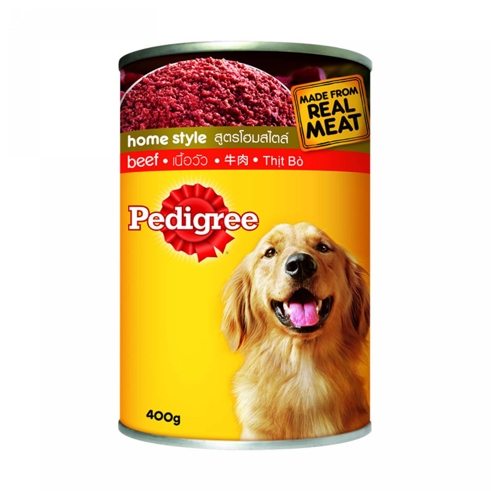 Pedigree - Home Style Beef Wet Can Dog Food 400g