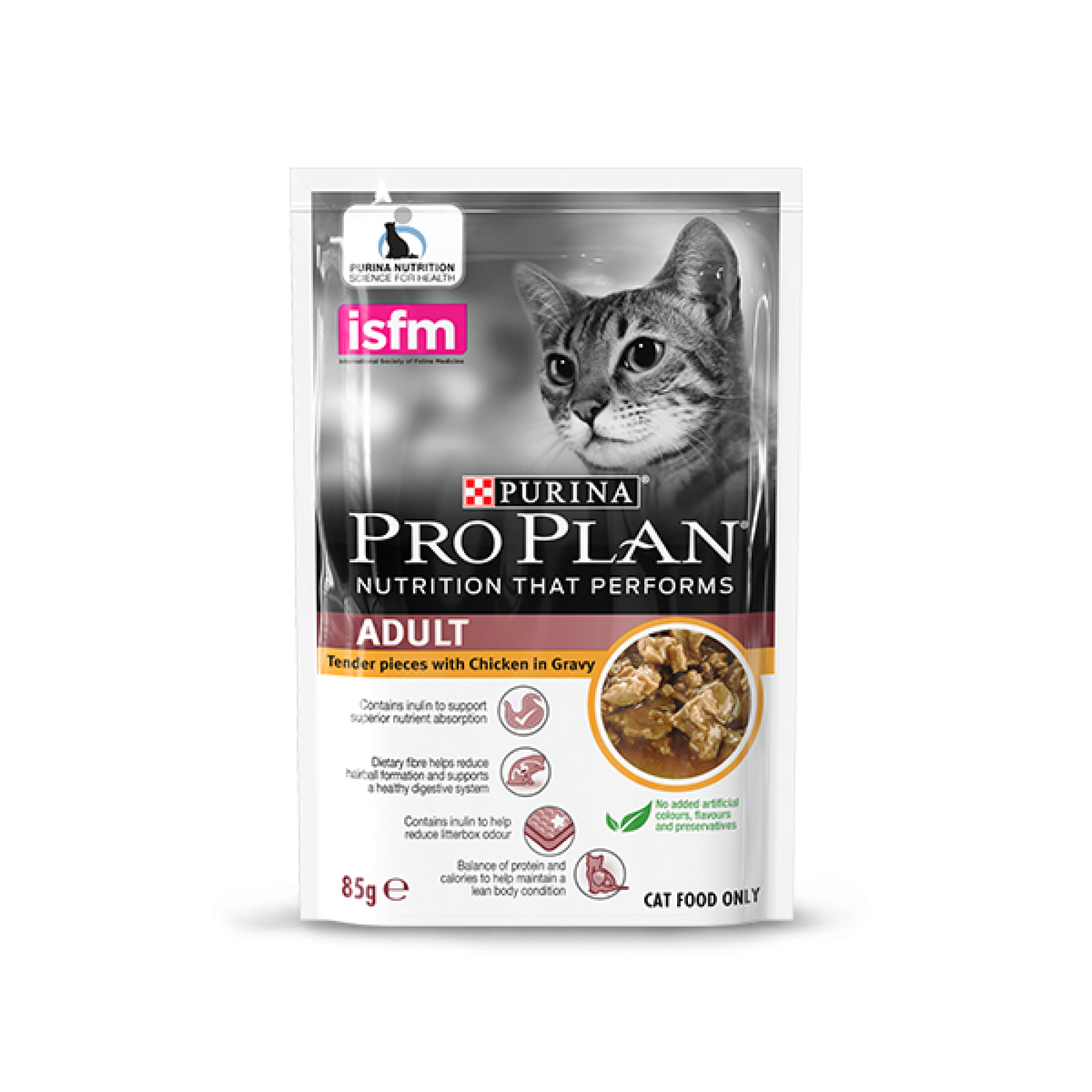 PRO PLAN - Cat Adult - Chicken in Gravy Wet Pouch 85g
