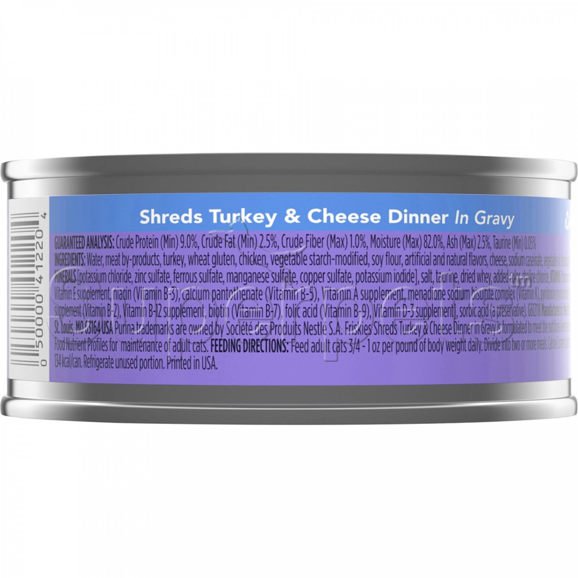 Friskies - Shreds Turkey & Cheese Dinner in Gravy 156g