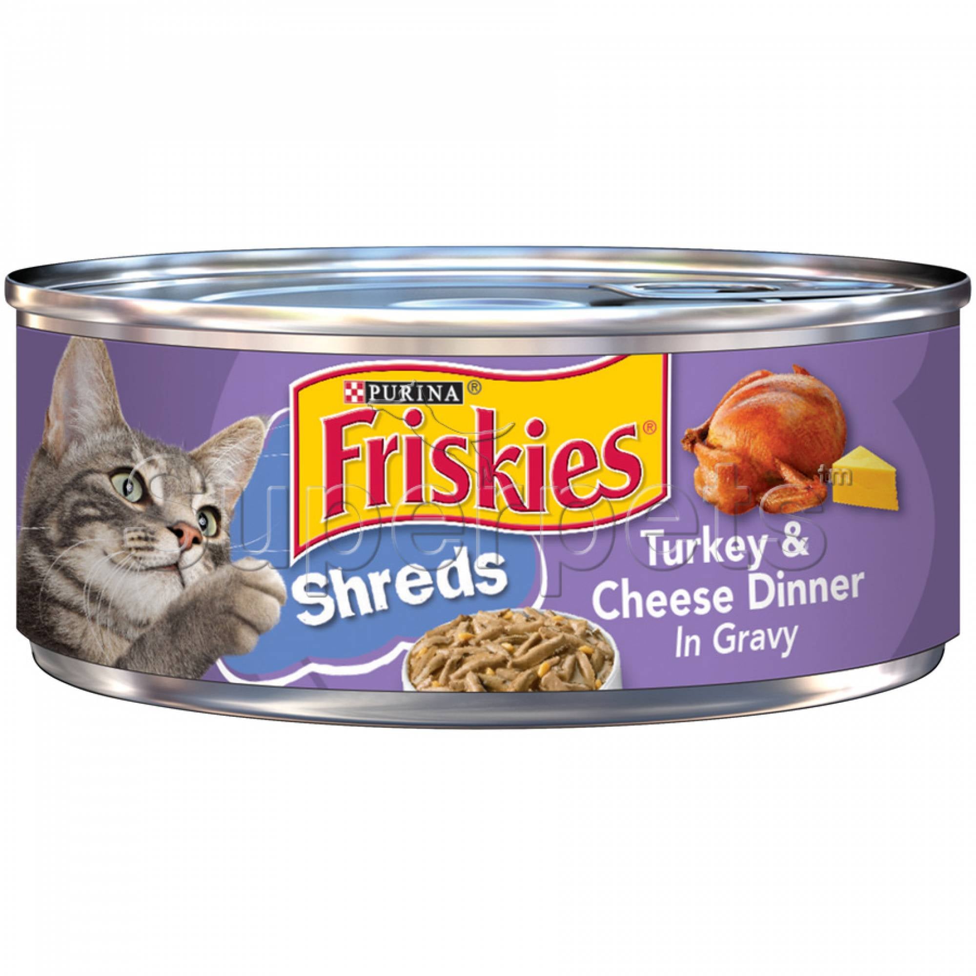 Friskies - Shreds Turkey & Cheese Dinner in Gravy 156g