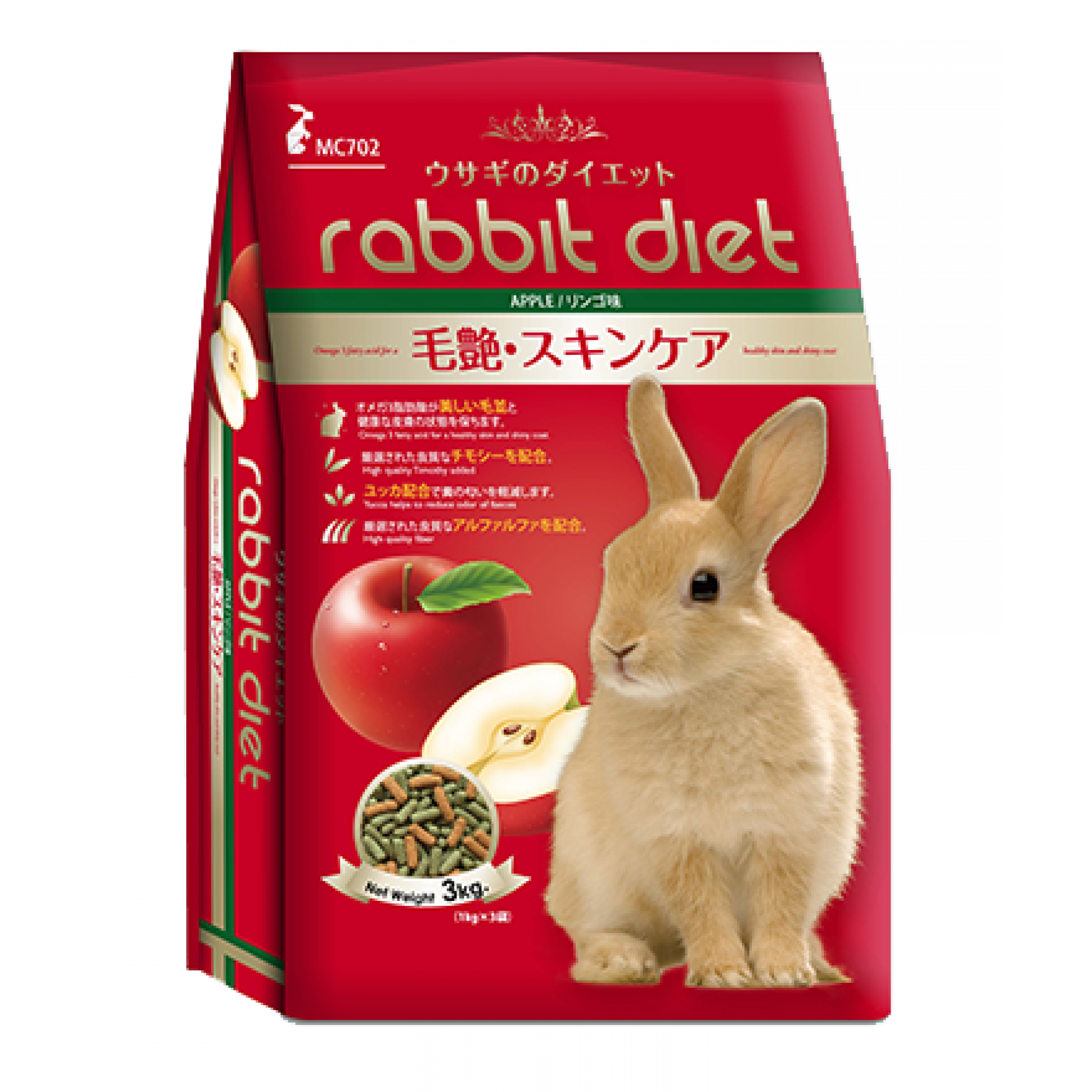Rabbit Diet MC702 Apple 3kg