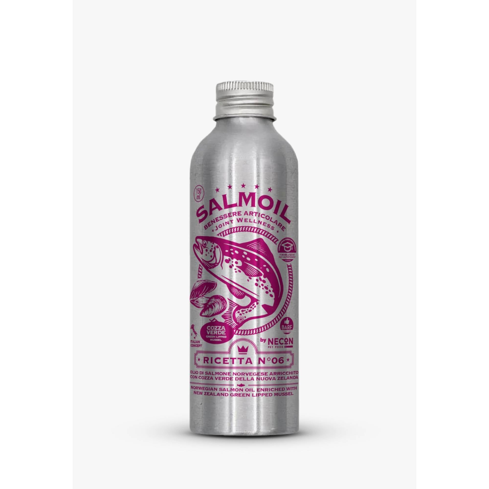 Salmoil Norwegian Salmon Oil - Recipe 6 - Joint Wellness Supplement (Pink) 150ml