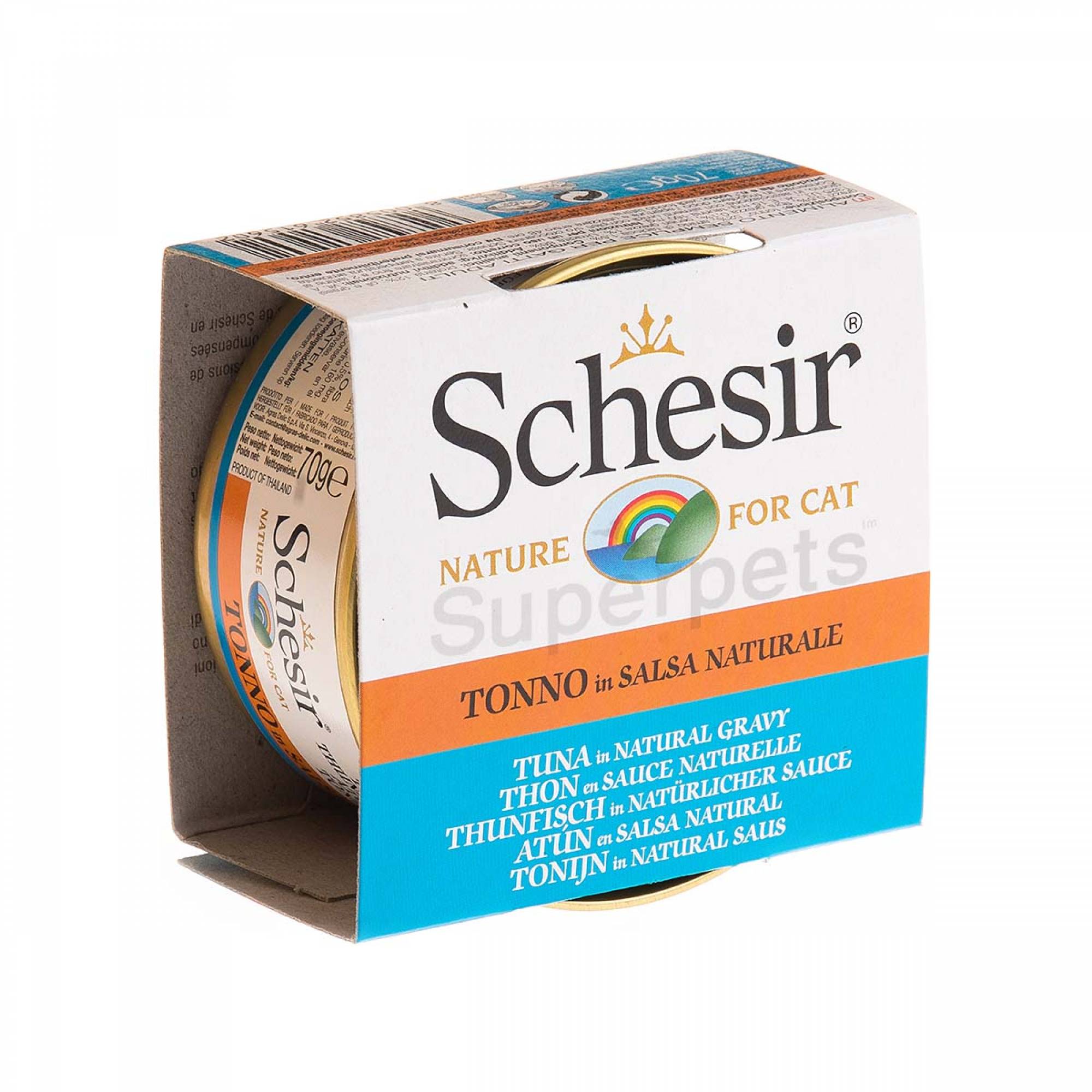 Schesir Cat - Tuna in Natural Gravy 70g