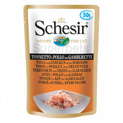 Schesir Cat - Pouch - Tuna and Chicken with Shrimps 50g