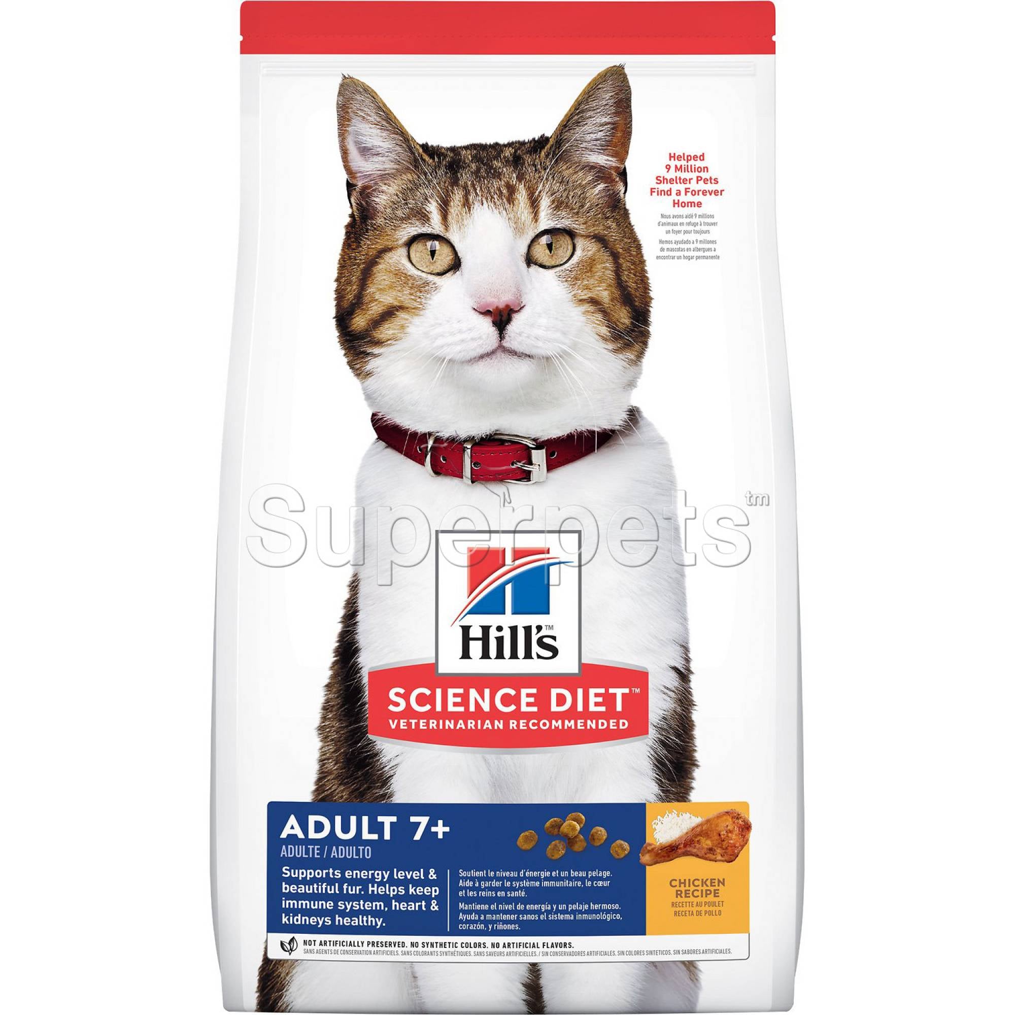Science Diet - Cat Adult 7+ Years - ACTIVE LONGEVITY Chicken Recipe 1.5kg (6498HG)