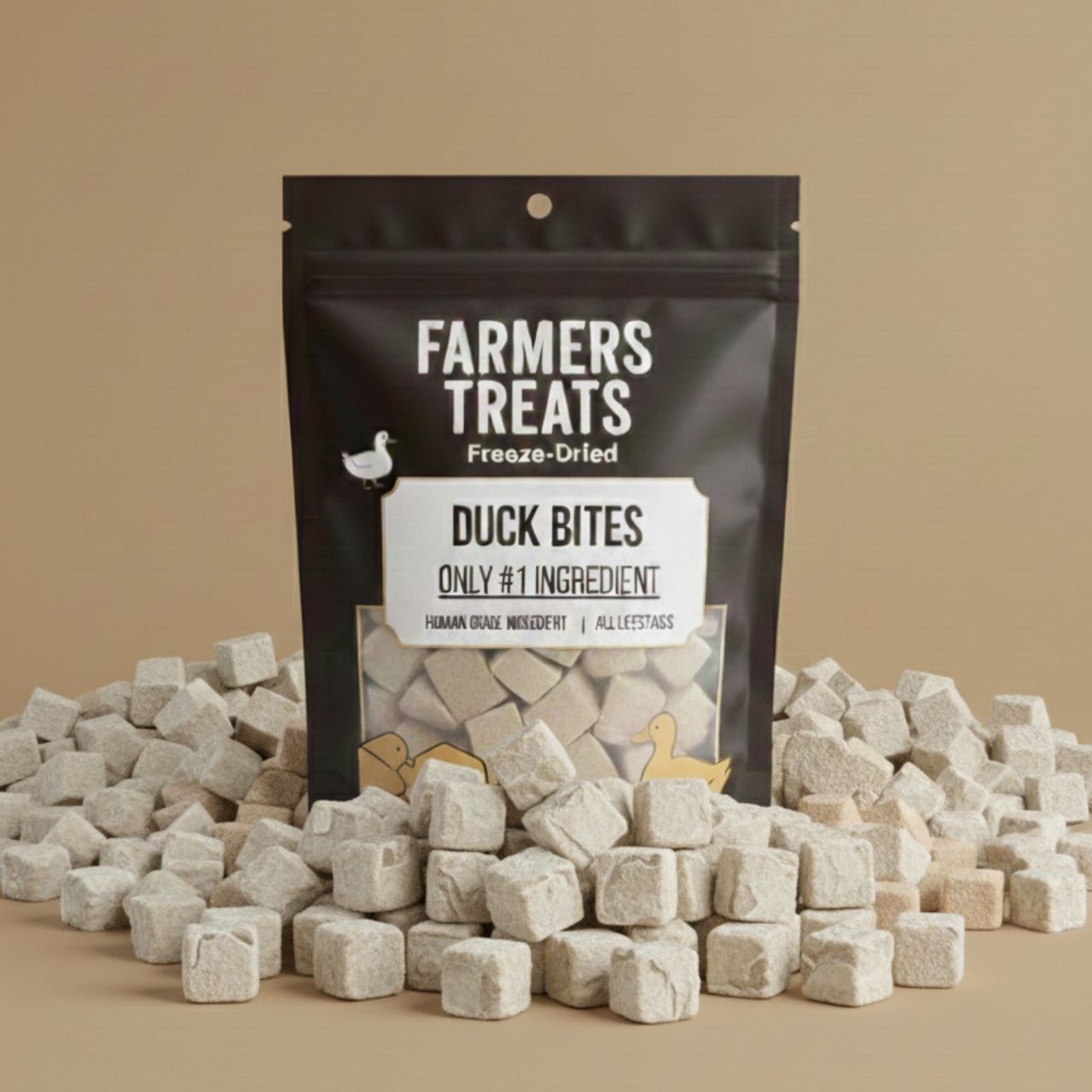 Farmers Treats Freeze Dried Duck Bites 40g