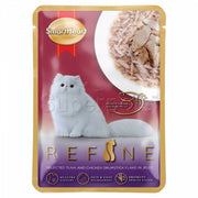 SmartHeart Cat Refine Pouch 70g Selected Tuna and Chicken Drumstick Flake in Jelly