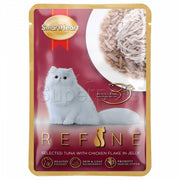 SmartHeart Cat Refine Pouch 70g Selected Tuna with Chicken Flake in Jelly