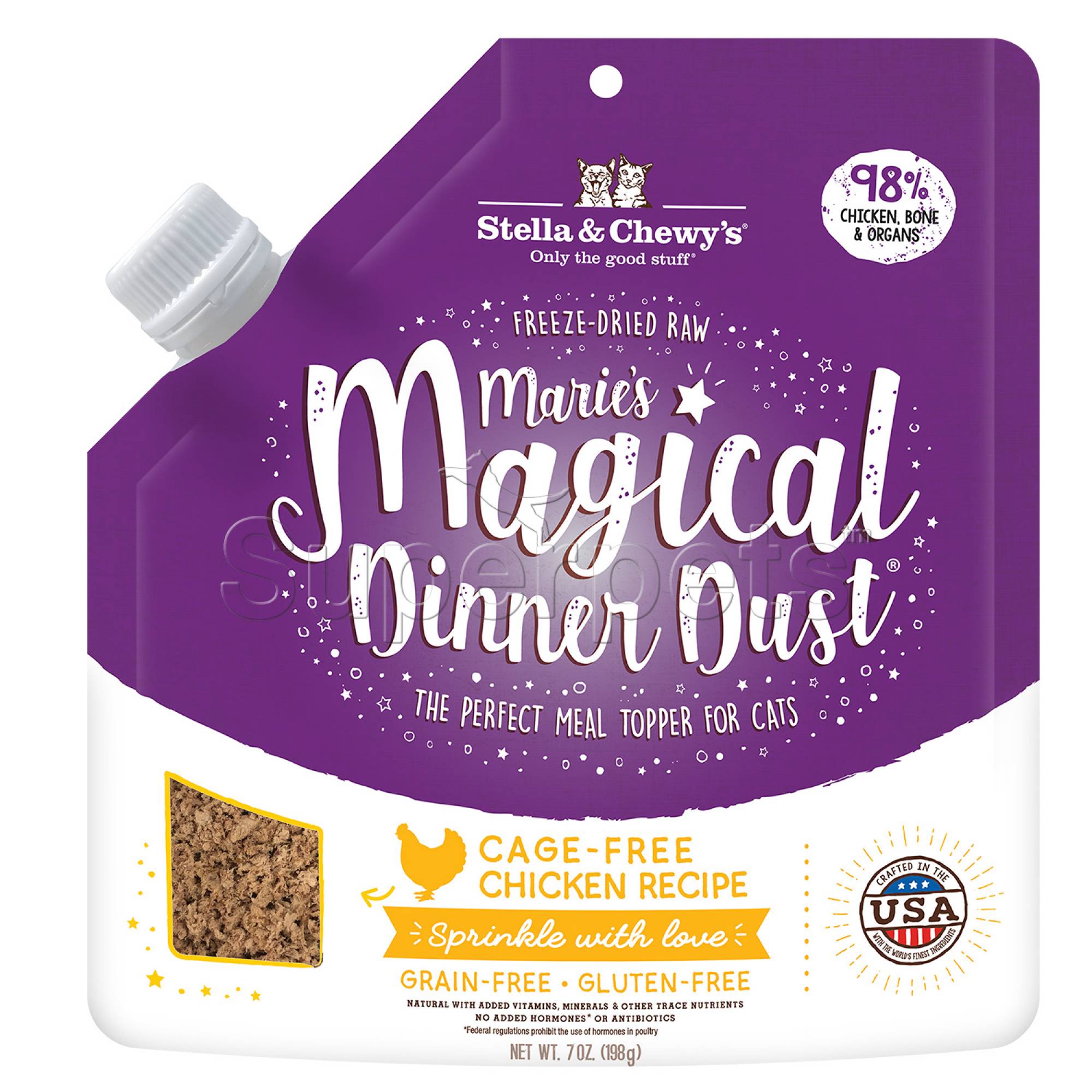 Stella & Chewy's - Cat Maries Magical Dinner Dust Cage-Free Chicken Recipe 7oz (198g)
