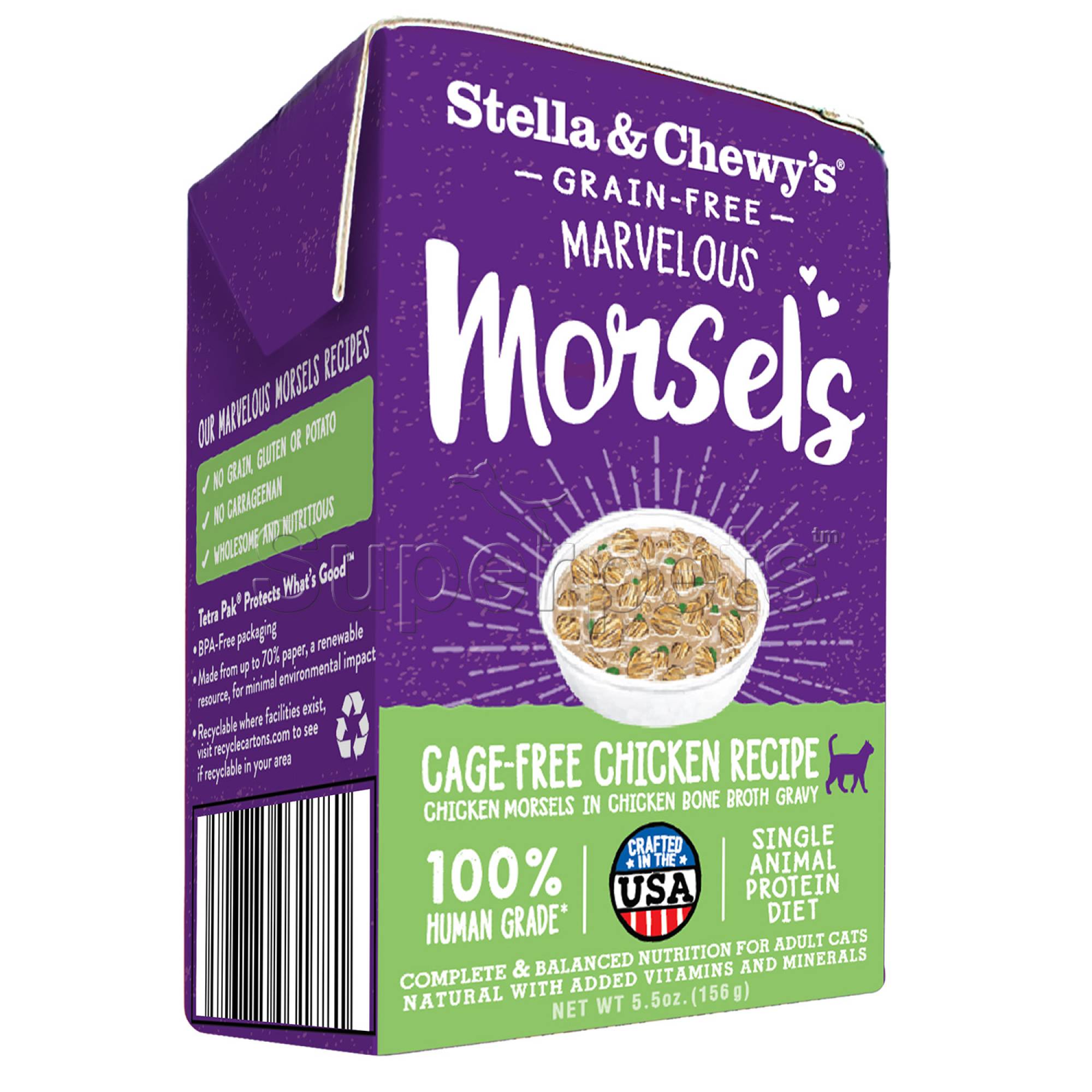 Stella & Chewy's - Cat Marvelous Morsels - Cage Free Chicken Recipe 5.5oz (156g)