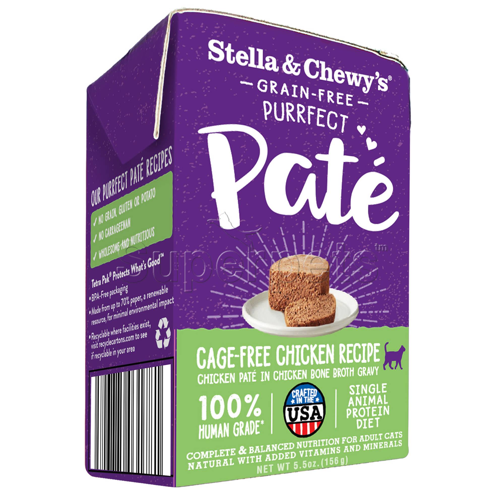 Stella & Chewy's - Cat Purrfect Pate - Cage-Free Chicken Recipe 5.5oz (156g)