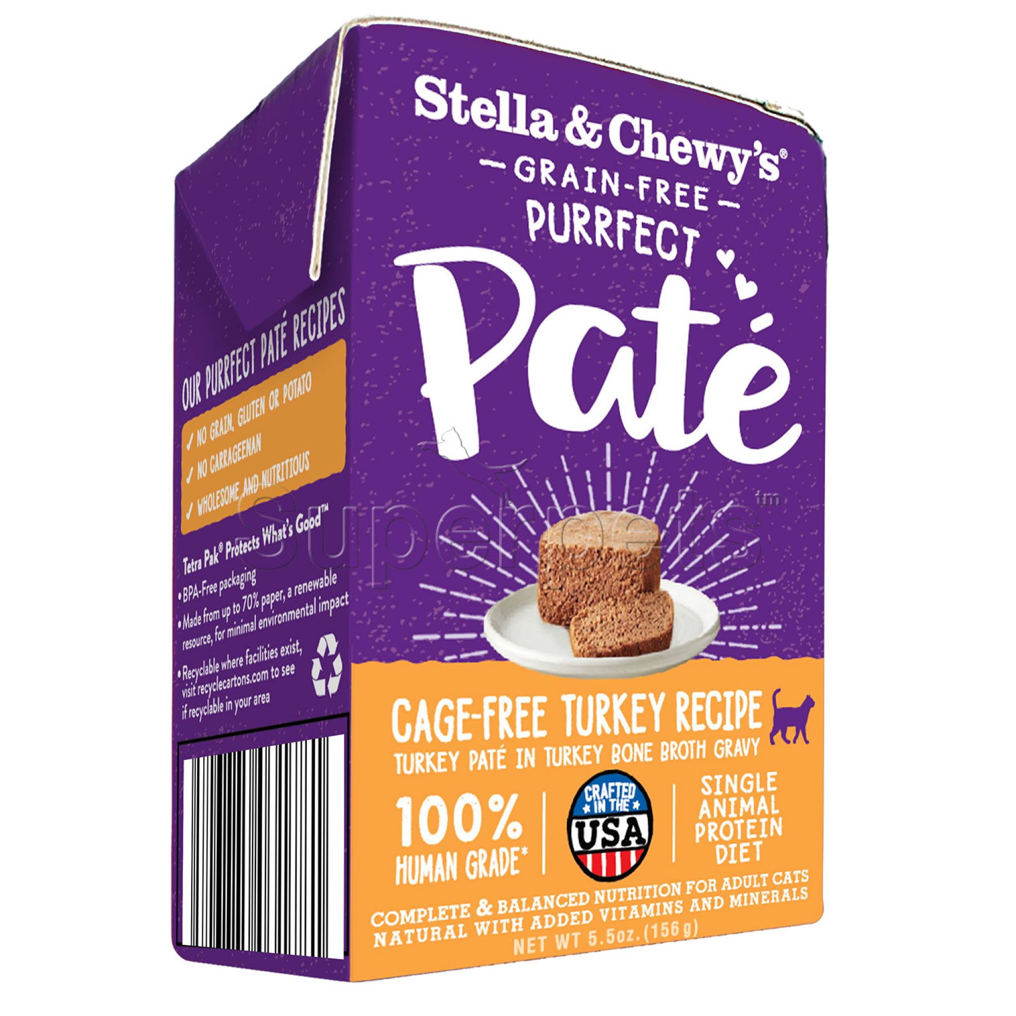 Stella & Chewy's - Cat Purrfect Pate - Cage-Free Turkey Recipe 5.5oz (156g)