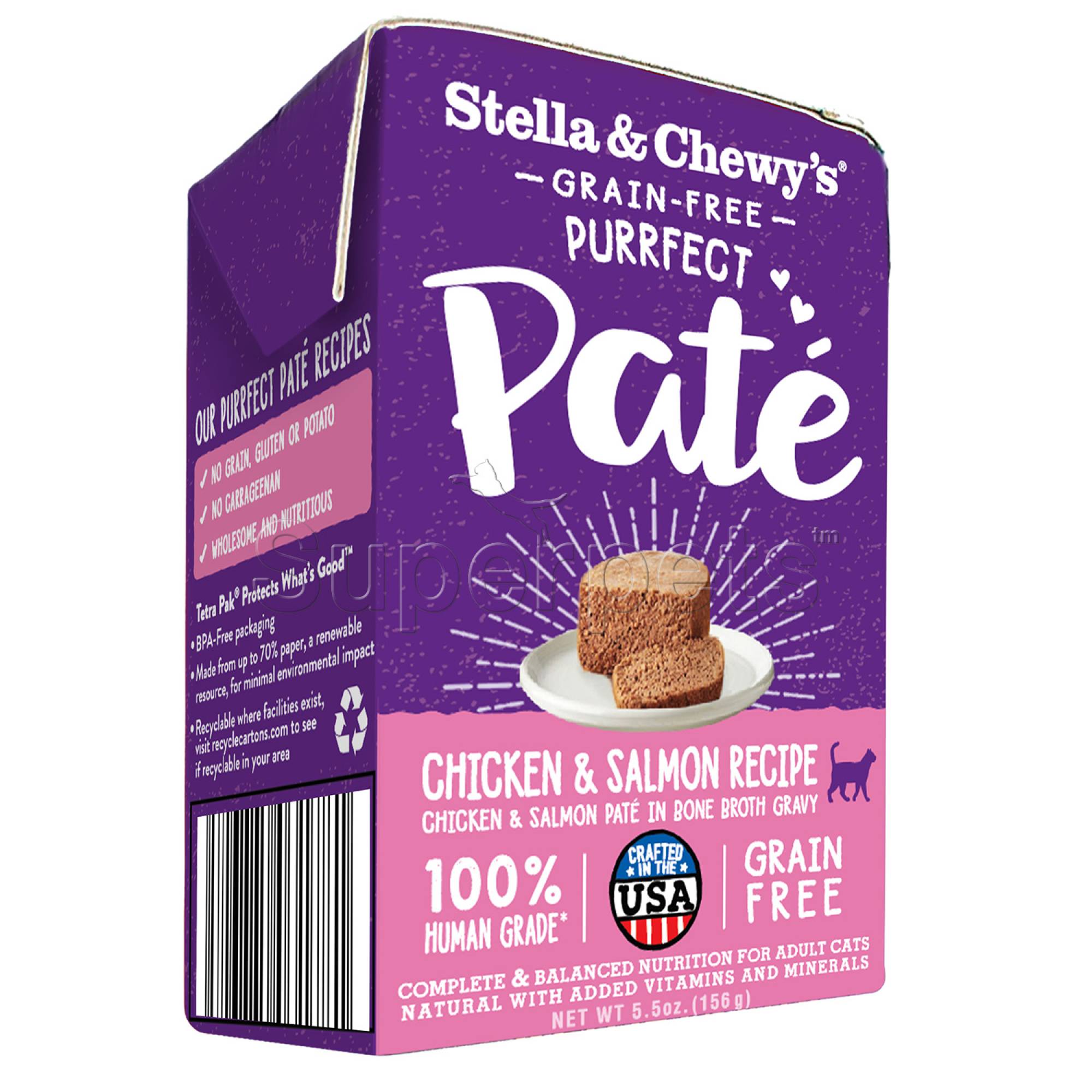 Stella & Chewy's - Cat Purrfect Pate - Chicken & Salmon Recipe 5.5oz (156g)