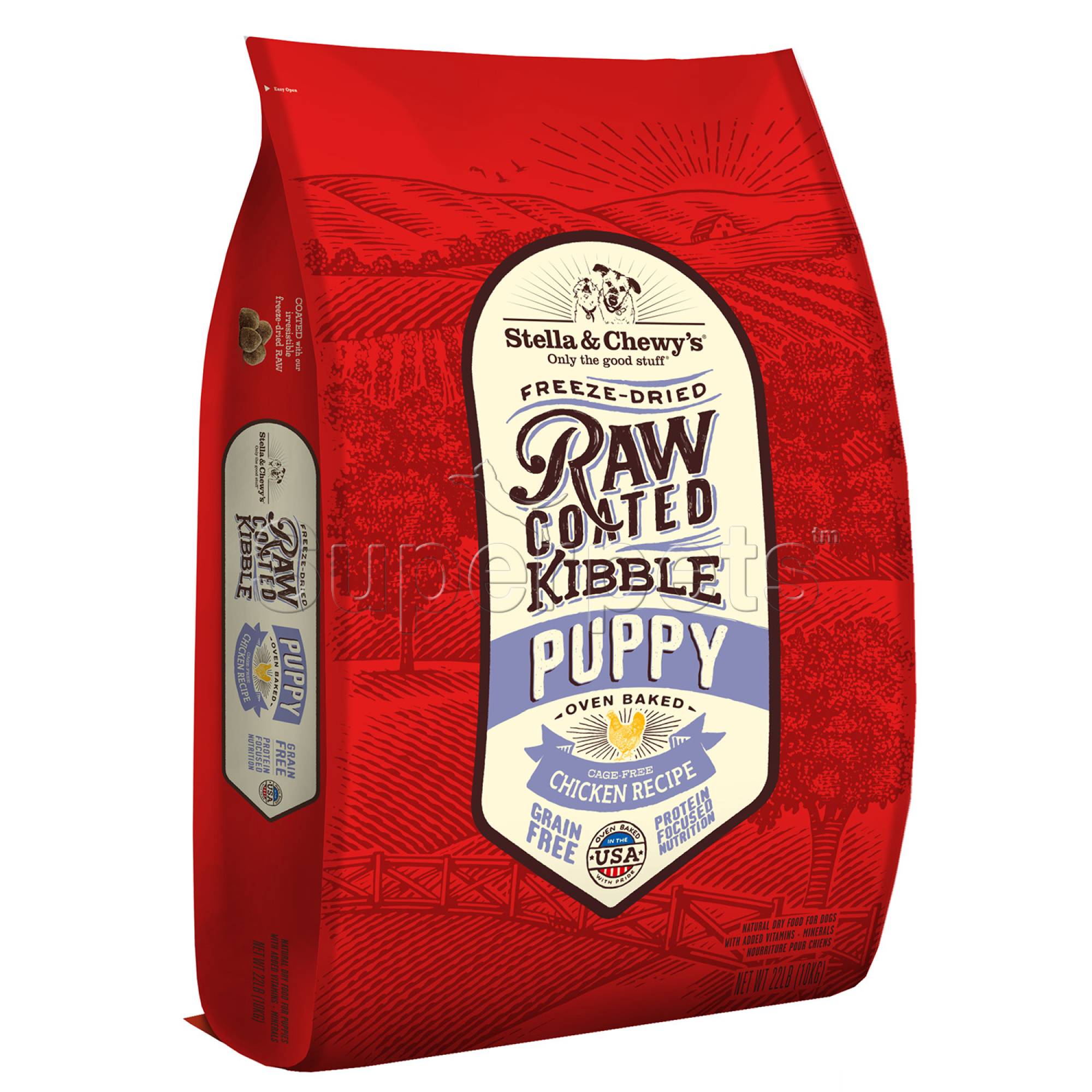 Stella & Chewy's - Dog Freeze-Dried Raw Coated Kibble - Cage-Free Chicken Recipe (Puppy) 22lb (10kg)