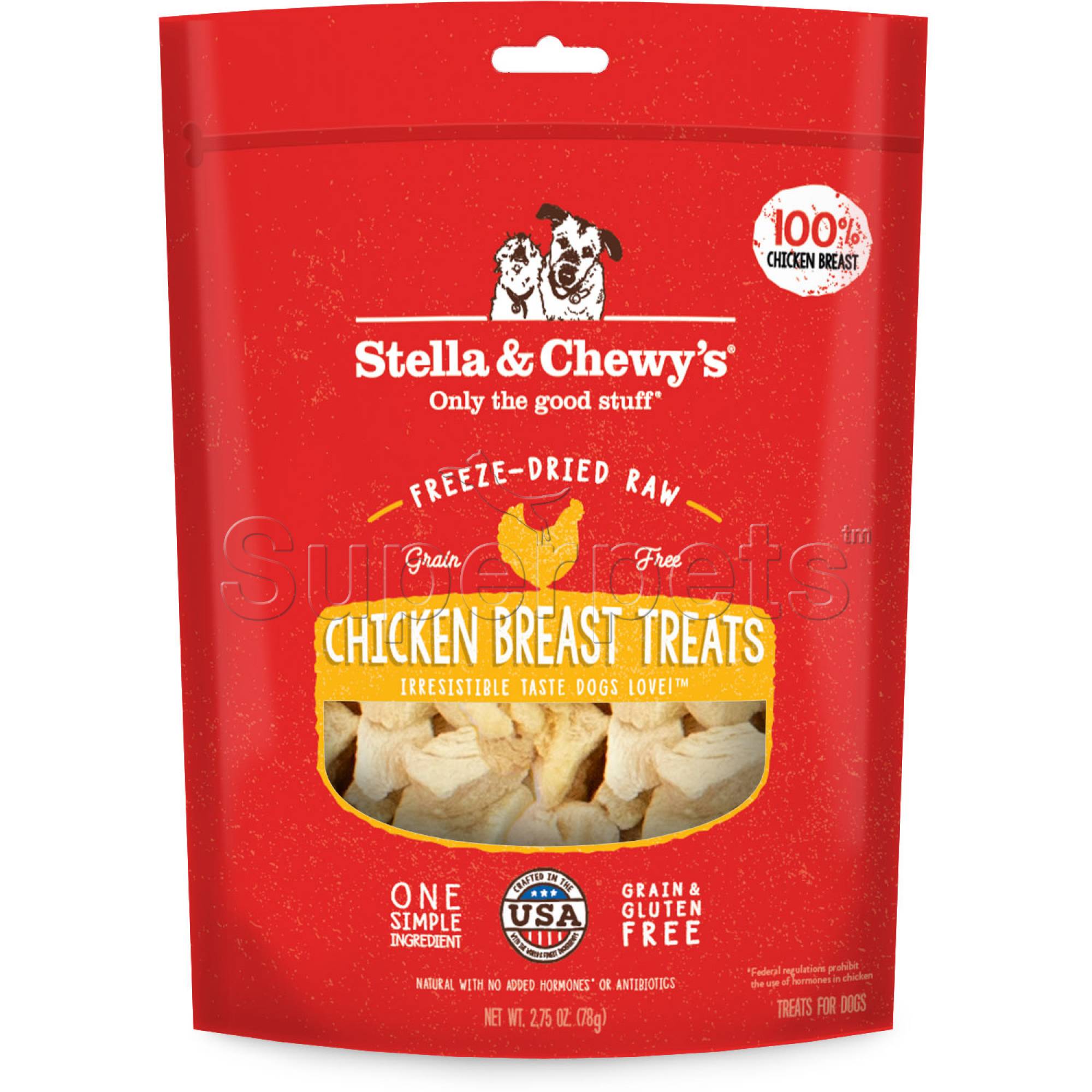 Stella & Chewy's - Dog Freeze-Dried Raw Single Ingredient - Chicken Breast Treats 2.75oz (78g)