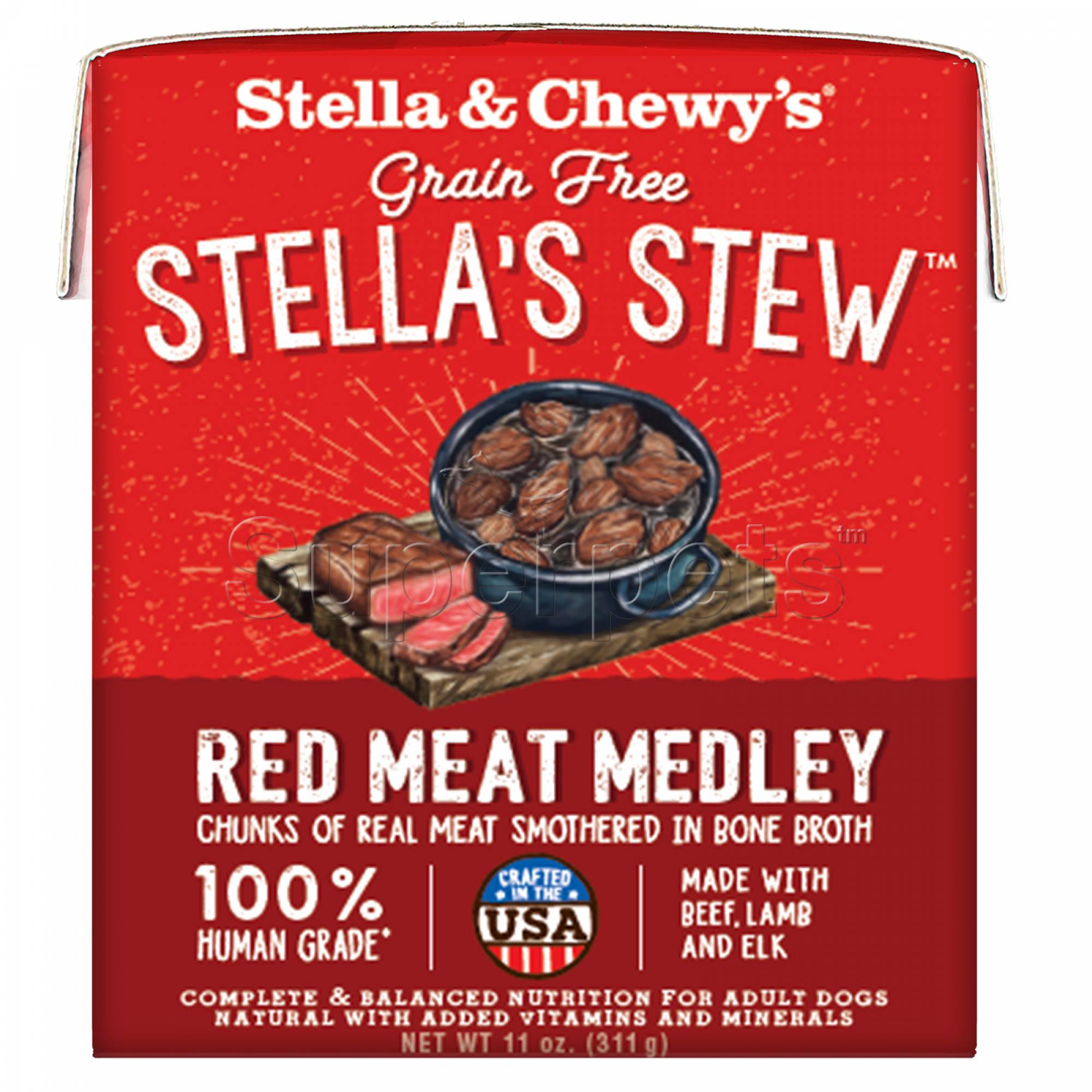 Stella & Chewy's - Dog Red Meat Medley 11oz (311g)