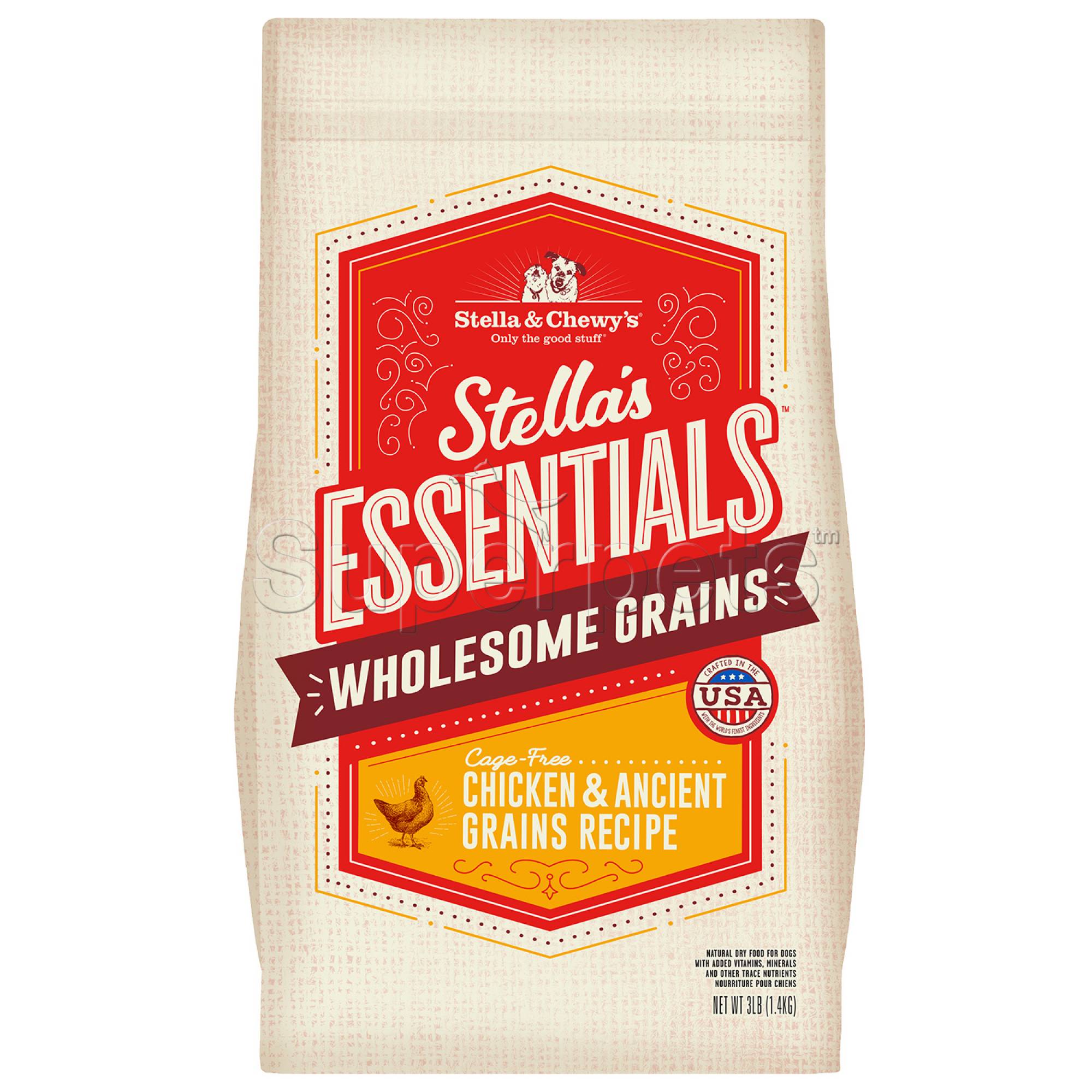 Stella & Chewy's - Dog Stella's Essentials Wholesome Grains - Cage-Free Chicken & Ancient Grains Recipe 3lb (1.4kg)
