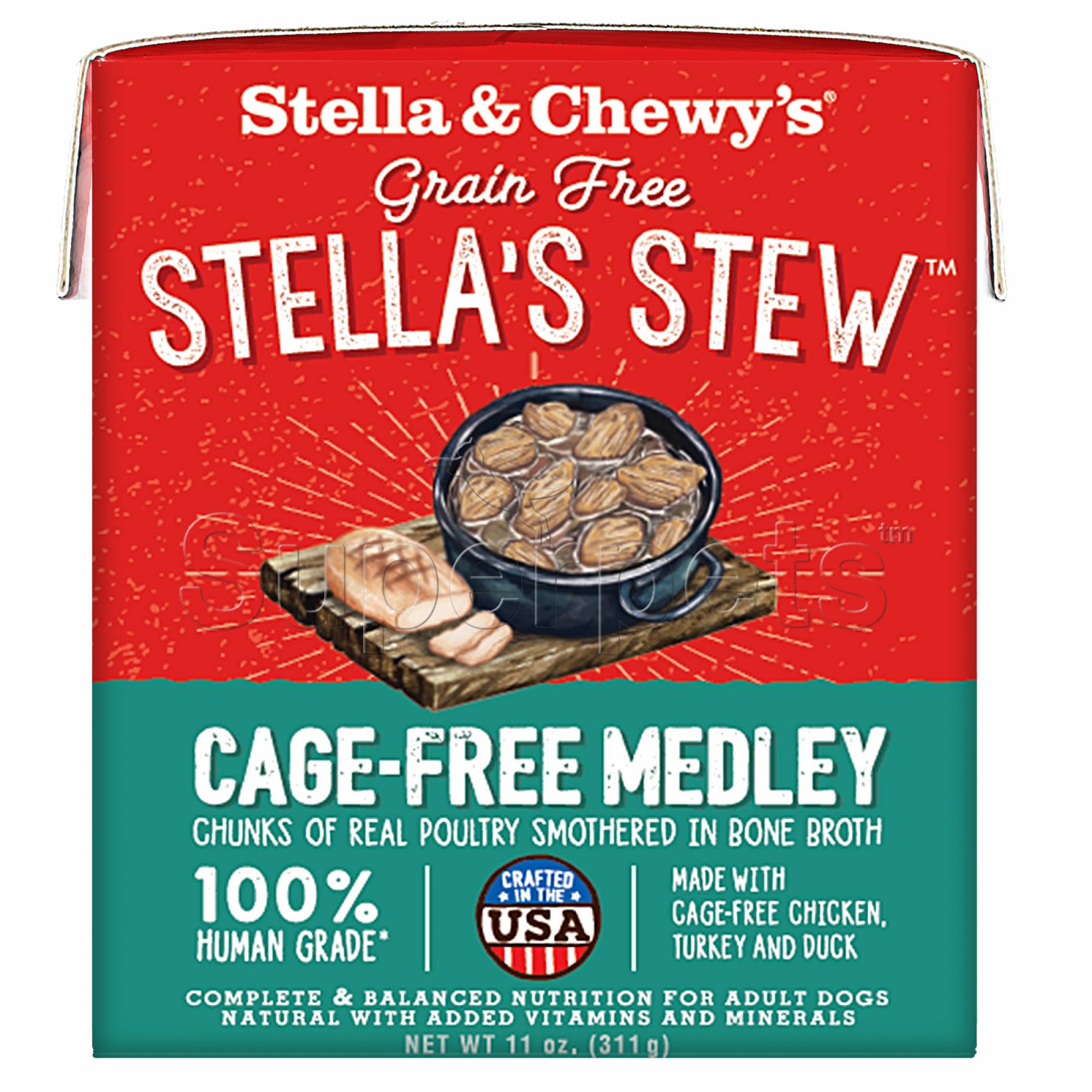 Stella & Chewy's - Dog Stella's Stew - Cage-Free Medley 11oz (311g)