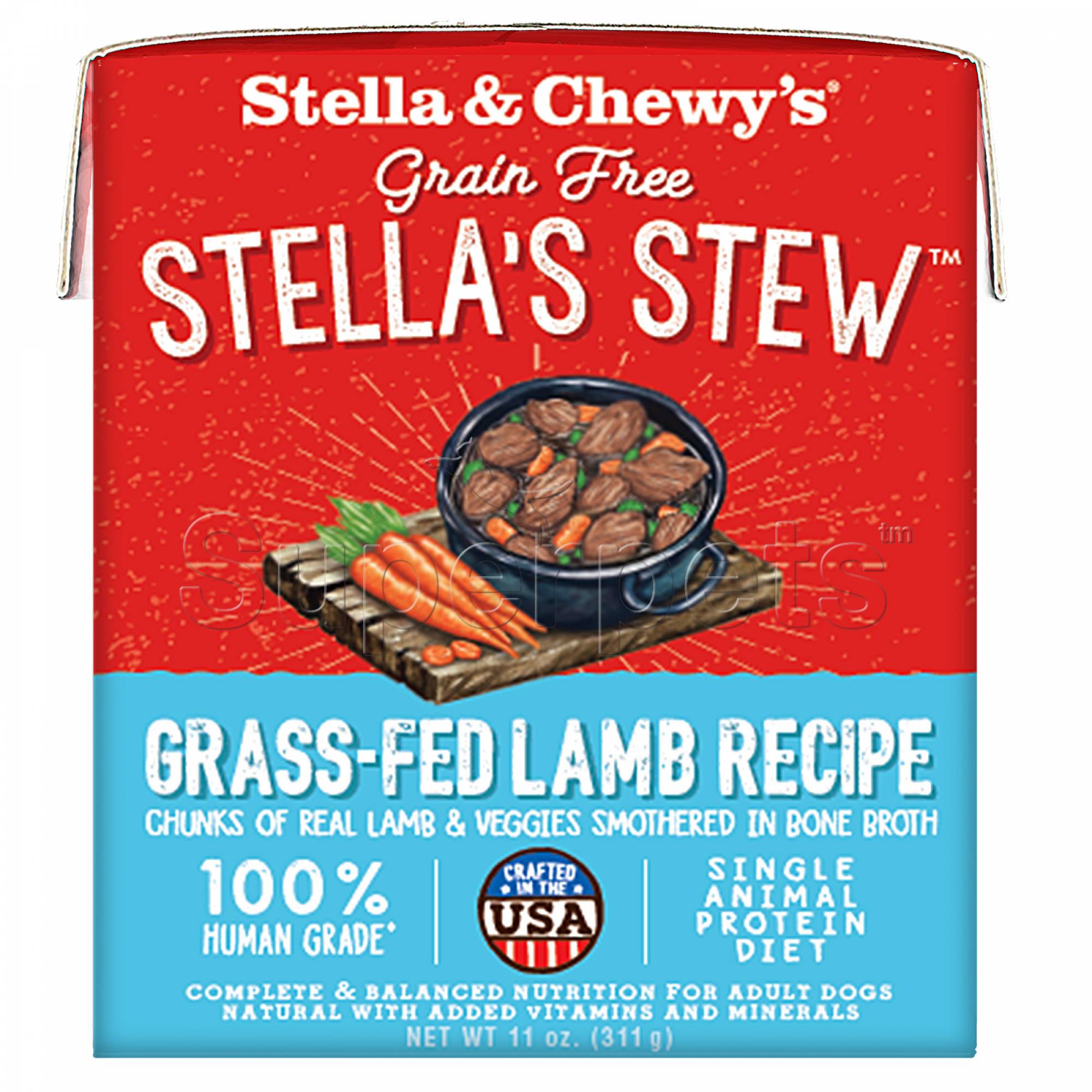 Stella & Chewy's - Dog Stella's Stew - Grass-Fed Lamb Recipe 11oz (311g)