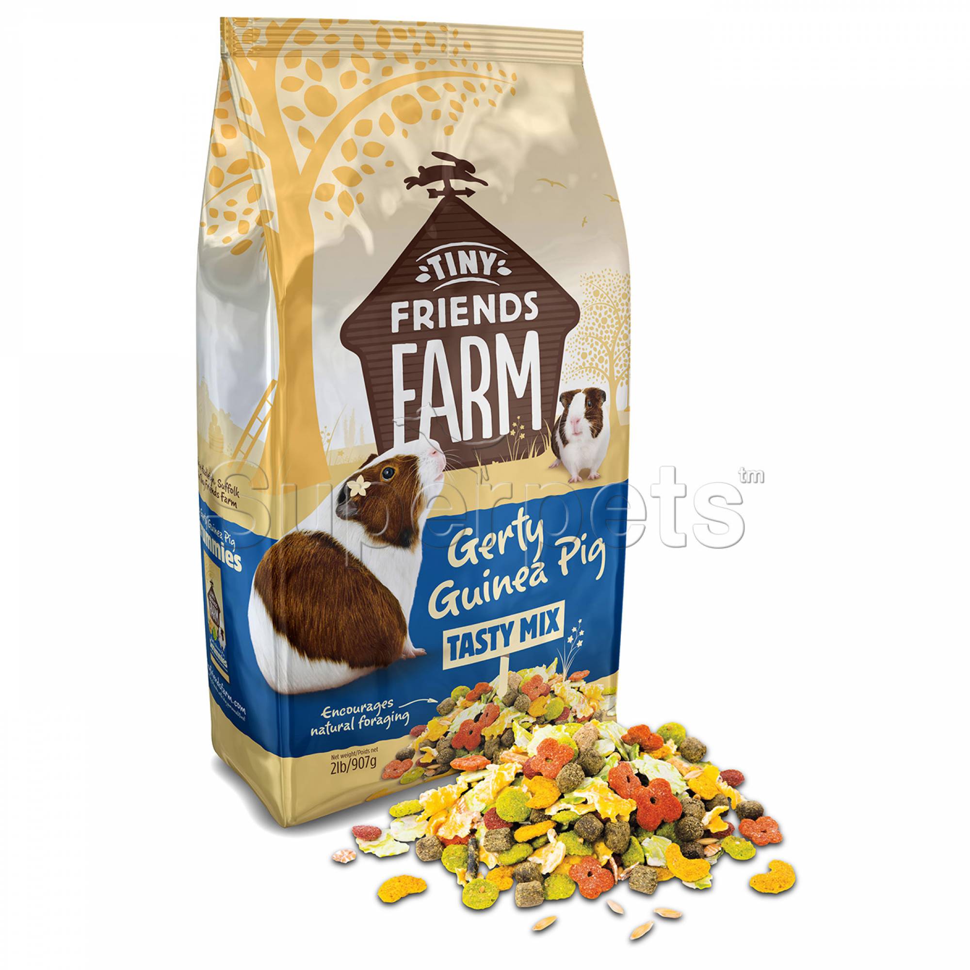 Supreme SU5217 Tiny Friends Farm Gerty Guinea Pig Tasty Mix 907g