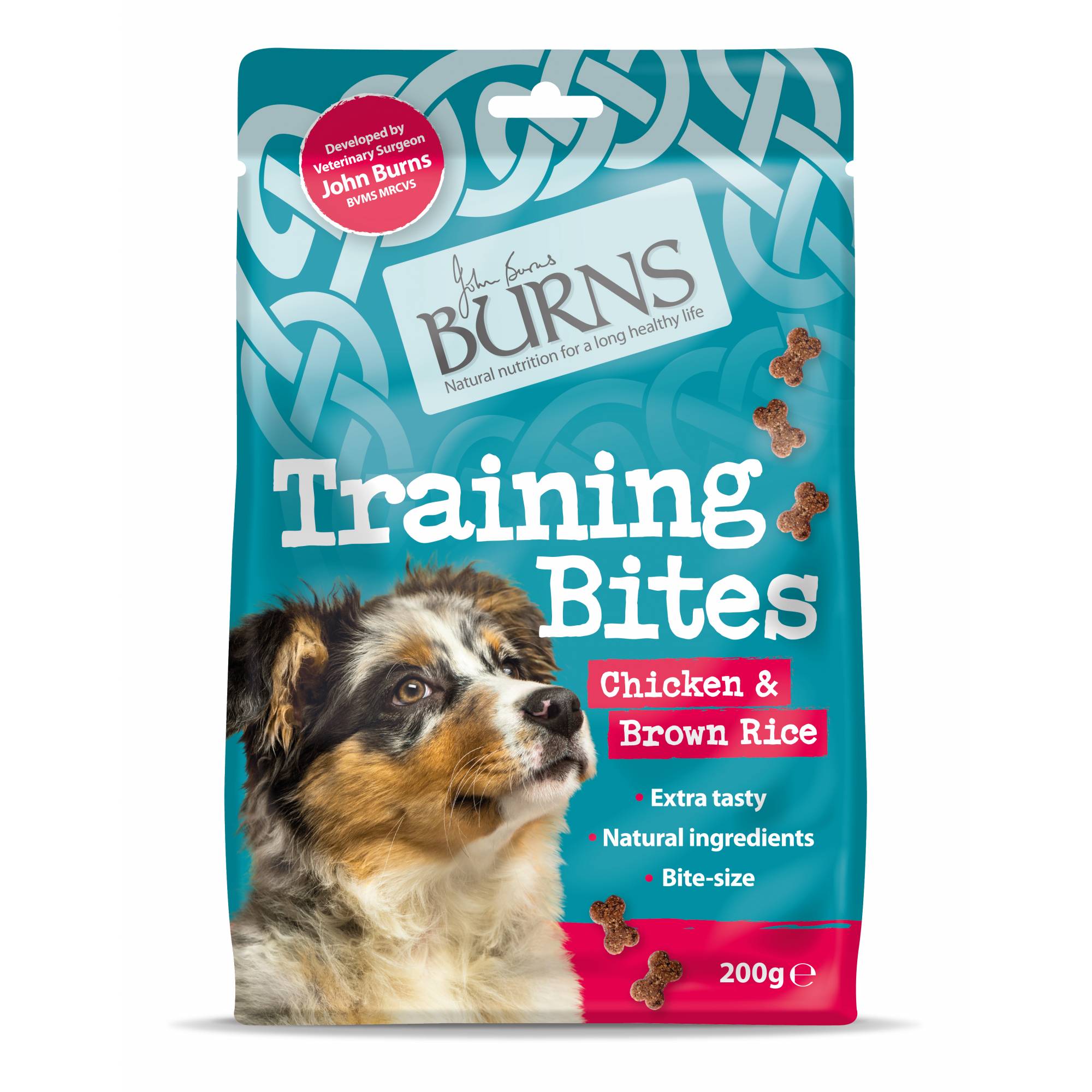 Burns Treats - Dog - Training Bites 200g (Chicken & Brown Rice)
