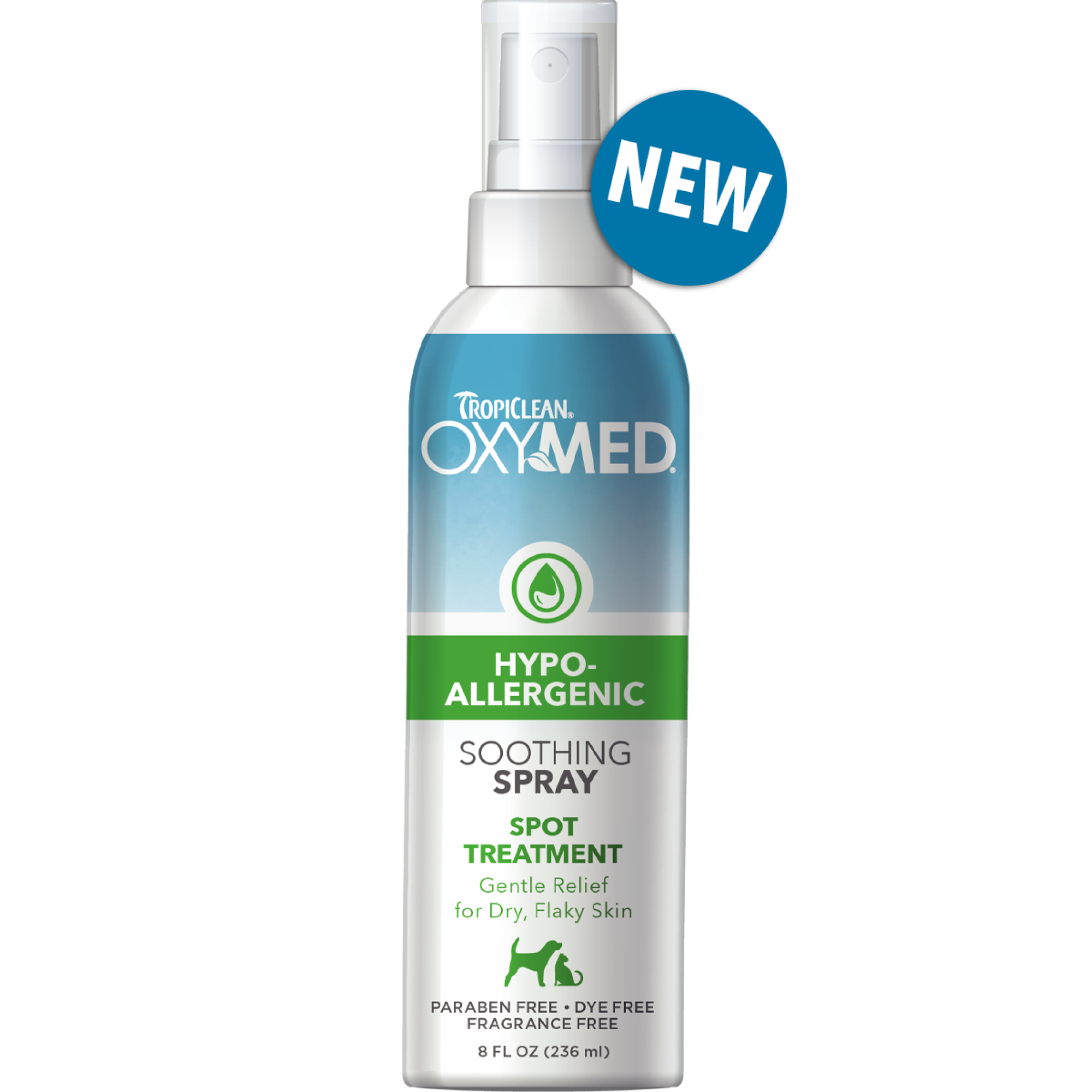 Tropiclean Oxymed Hypo-Allergenic Soothing Spray 236ml