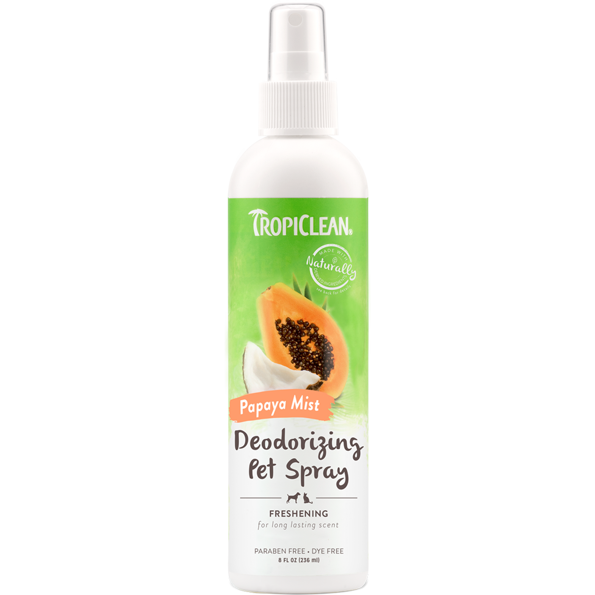 Tropiclean Papaya Mist Deodorizing Pet Spray 8oz