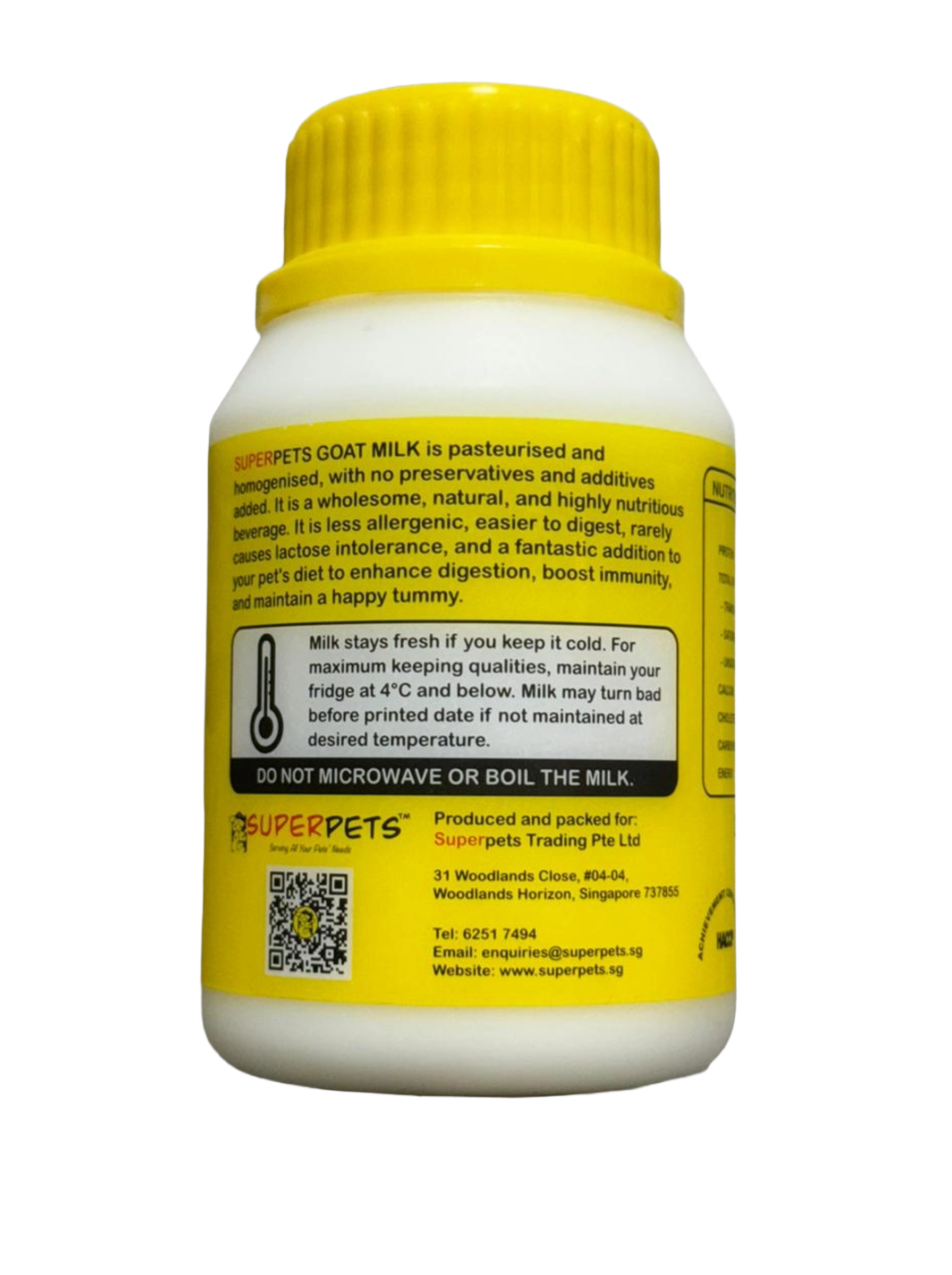 Fresh Goat milk by Superpets 5s/30s bottles