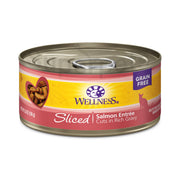 Wellness - Cat Complete Health Grain-Free 156g Sliced Salmon Entree Cuts in Rich Gravy