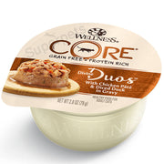 Wellness - Cat Core Grain-Free 79g Divine Duos with Chicken Pate & Diced Duck in Gravy