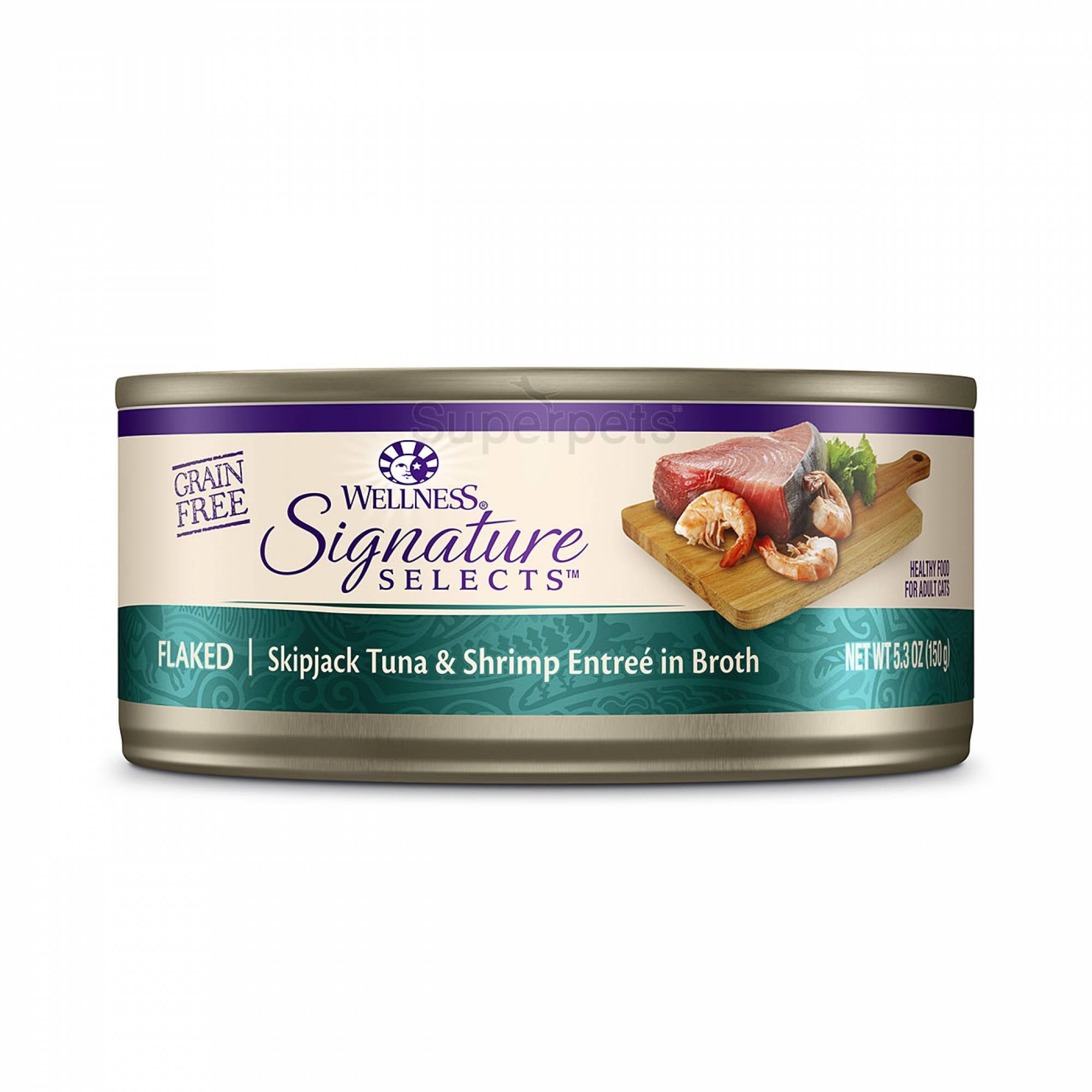 Wellness - Cat Core Signature Selects - Flaked Skipjack Tuna & Shrimp Entree in Sauce Grain-Free 150g