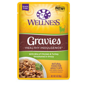 Wellness - Cat Healthy Indulgence 85g Gravies with Bits of Chicken & Turkey Smothered in Gravy Grain-Free
