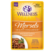 Wellness - Cat Healthy Indulgence 85g Morsels with Chicken & Salmon in Savory Sauce Grain-Free