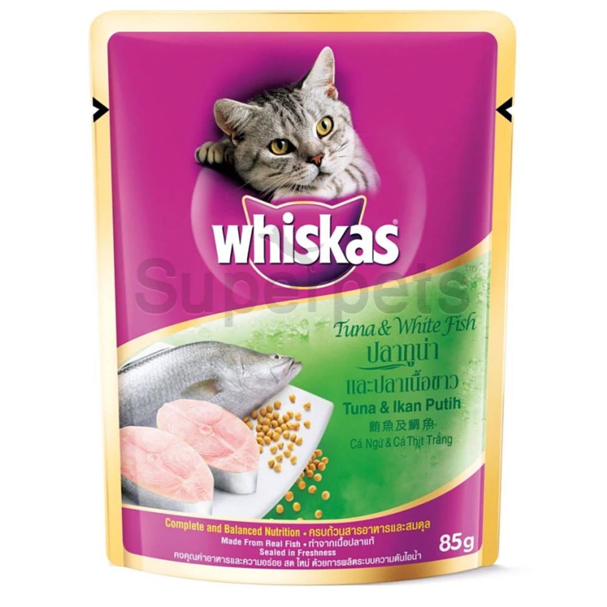 Whiskas - Pouch Tuna & White Fish 80g