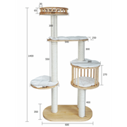 Minimax - BI001 - Cat Tree 68x35x139cm