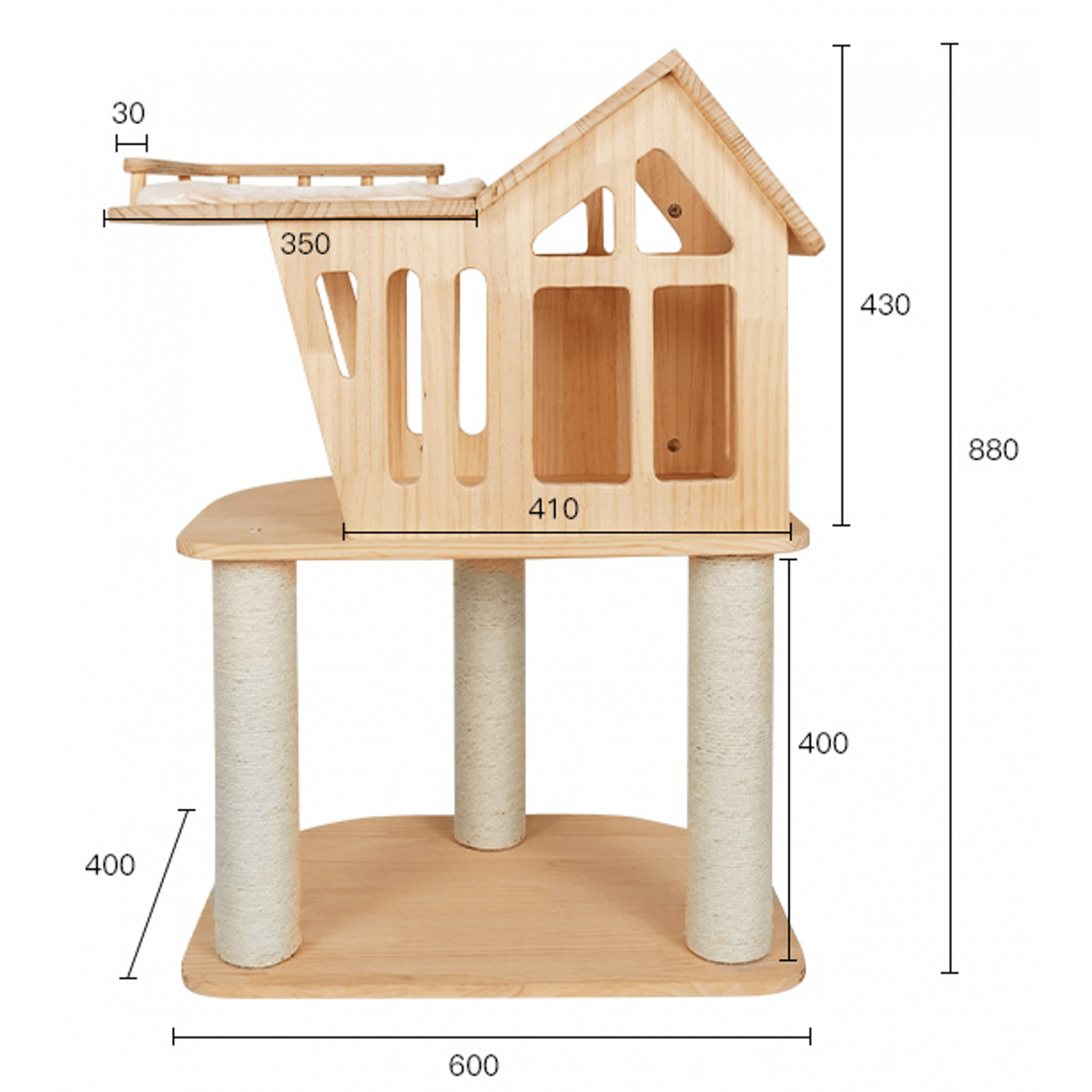 Minimax - BI007 - Cat Tree 40x60x88cm