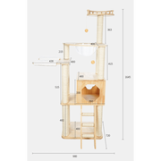 Minimax - BI022 - Cat Tree 98x72x164cm